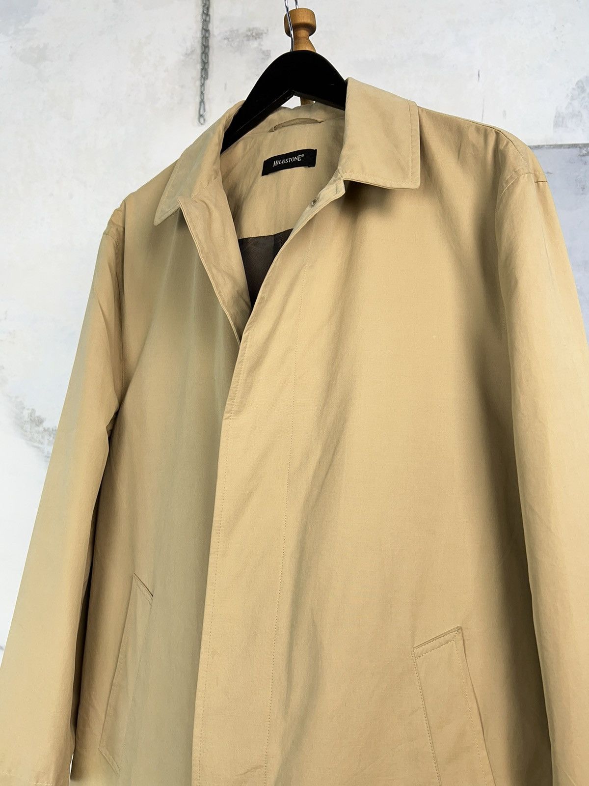 Milestone Vintage Milestone Trench Coat Size M - L ( 48 ) Size US M / EU 48-50 / 2 - 2 Thumbnail