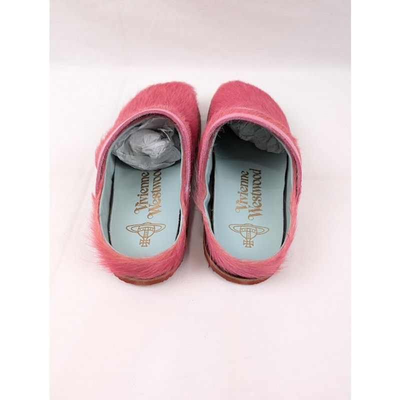 Vivienne Westwood o1rshd1 Oz Clogs With Hair Calf in Pink Size US 11 / EU 44 - 20 Thumbnail
