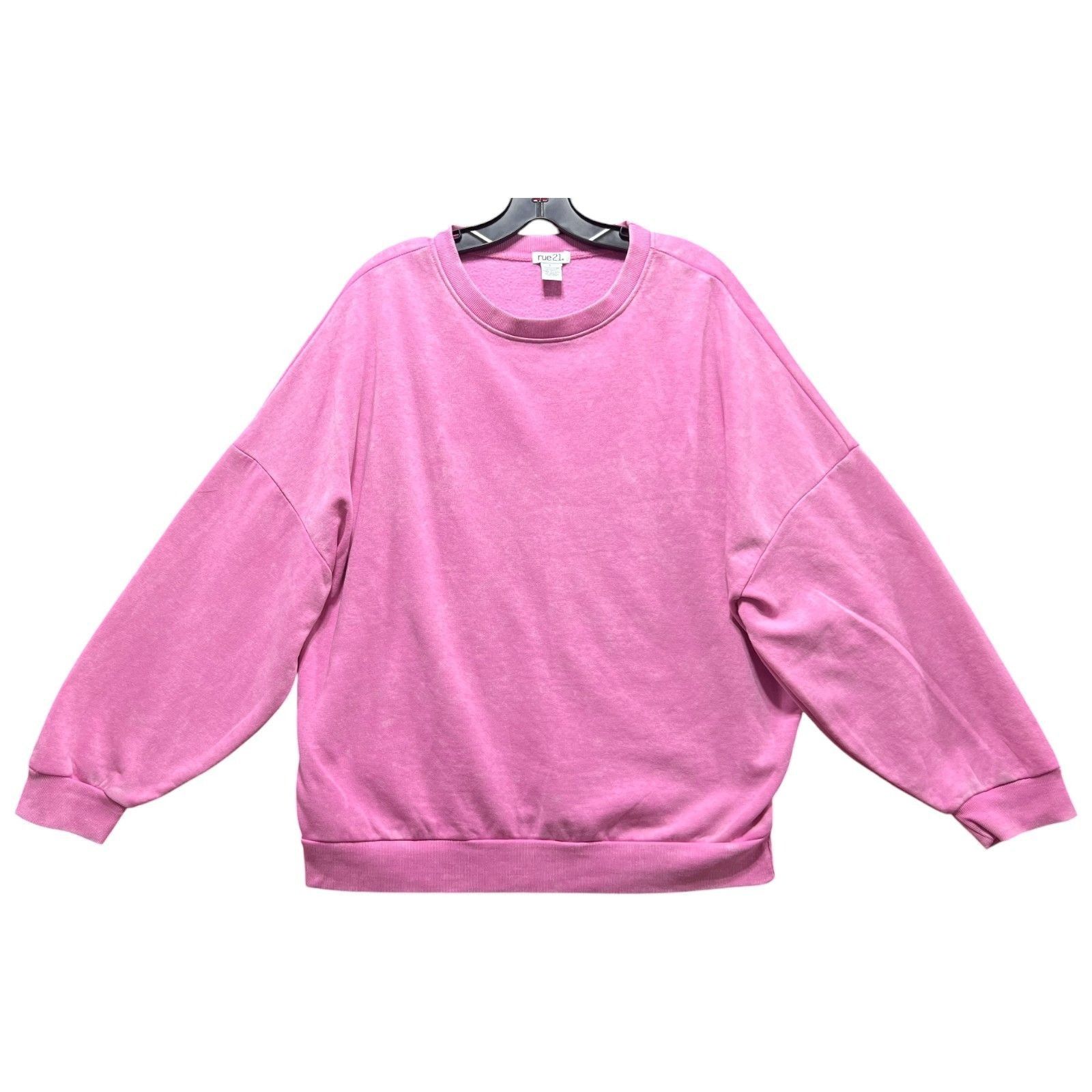 rue21 Rue 21 - Women's Long Sleeve Sweater - Pink - Large Size L / US 10 / IT 46 - 1 Thumbnail