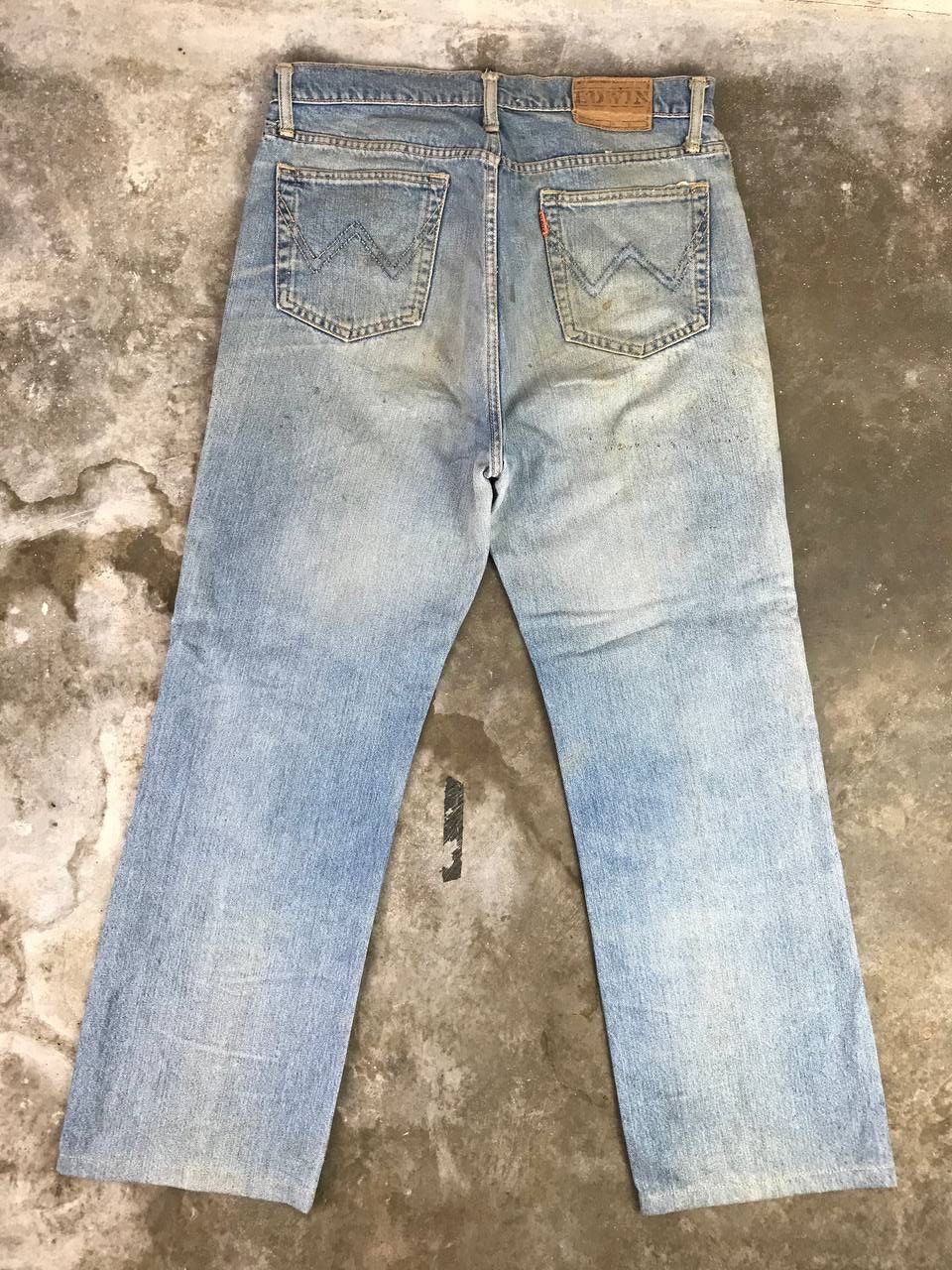 Edwin Vintage Edwin Distressed Denim Pants Size US 32 / EU 48 - 2 Thumbnail