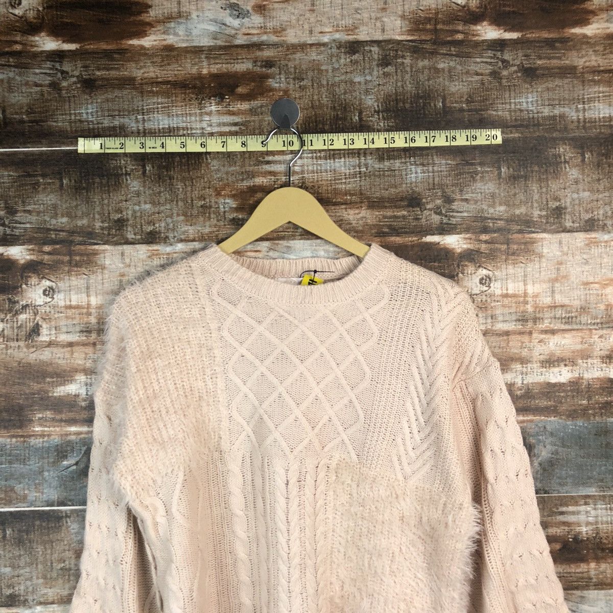 Homespun Knitwear Ehka Shop Pink shaggy fur Knitwear #A1871 Size M / US 6-8 / IT 42-44 - 2 Thumbnail