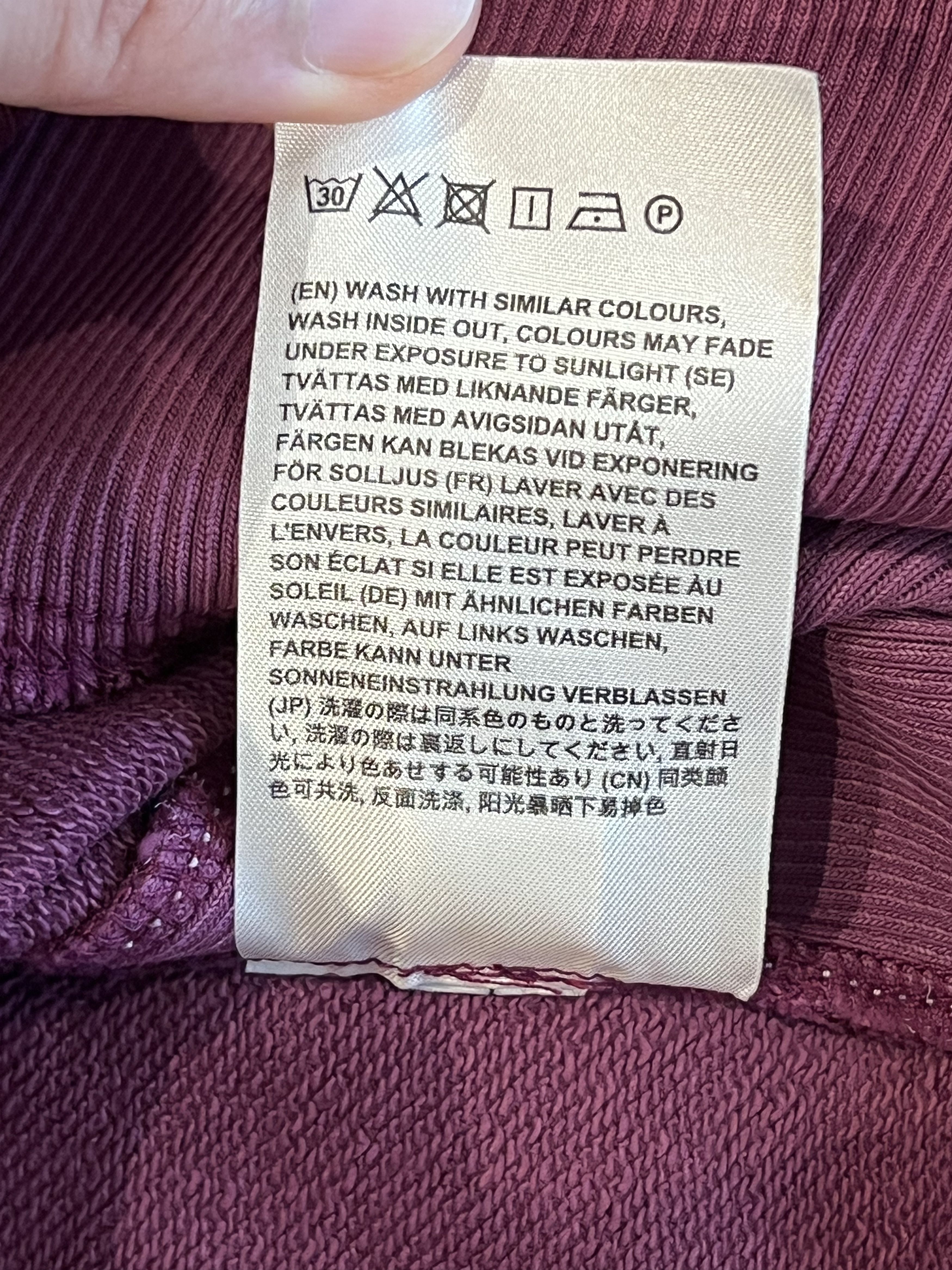 Acne Studios 💚 Acne Studios Embroidered Burgundy Crewneck Medium NEW Size US M / EU 48-50 / 2 - 14 Thumbnail
