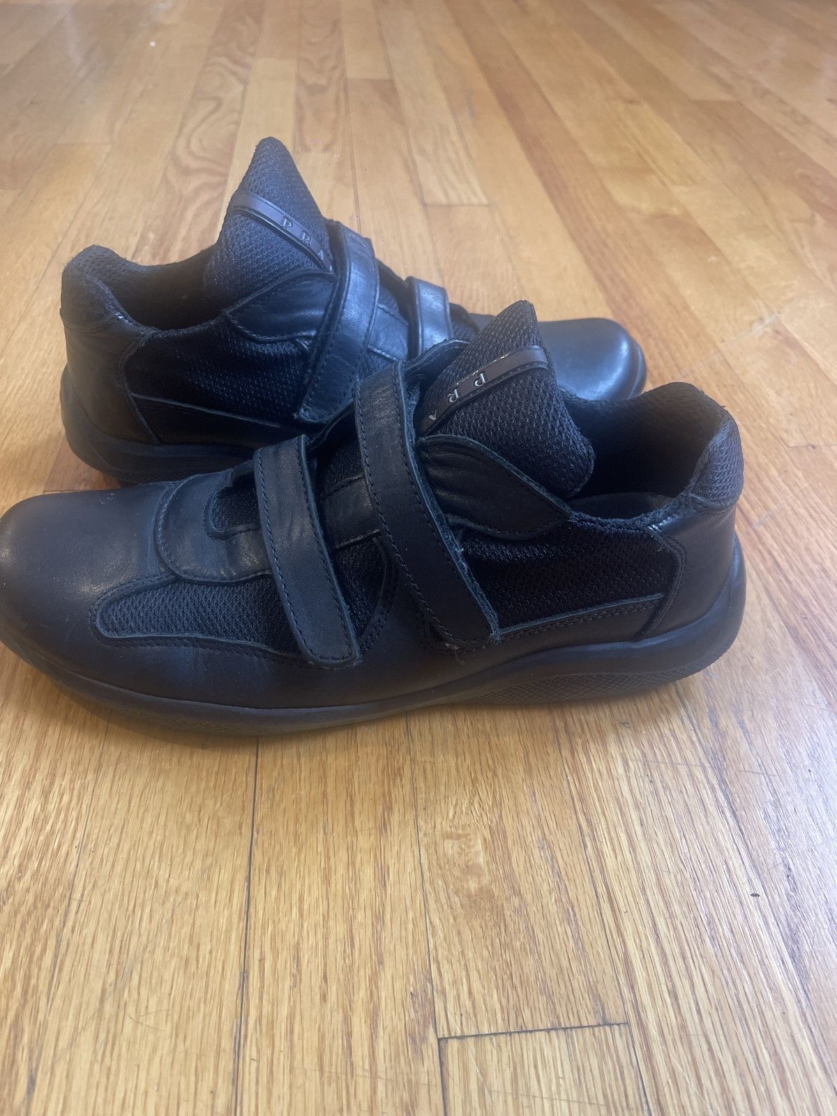 Prada Men’s PRADA VELCRO, LEATHER SHOES, SIZE 10 Size US 10 / EU 43 - 1 Thumbnail