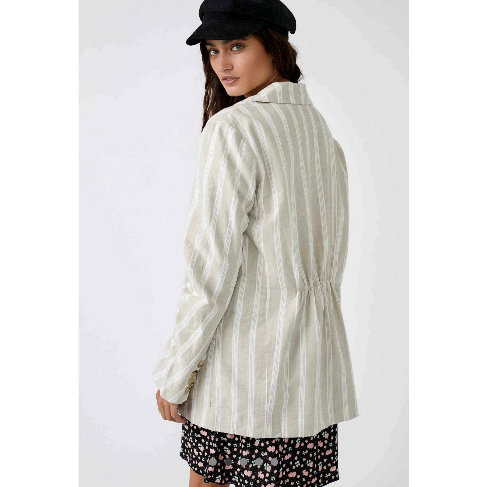 Free People Free People Fern Striped Blazer size M Size M / US 6-8 / IT 42-44 - 5 Thumbnail