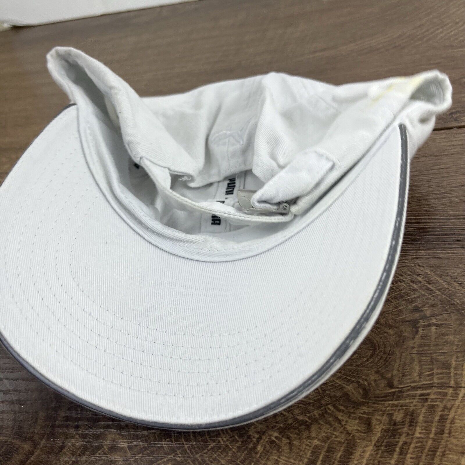 Puma PUMA Hat White Puma Athletic Hat White Hat Adjustable Adult Size ONE SIZE - 16 Thumbnail