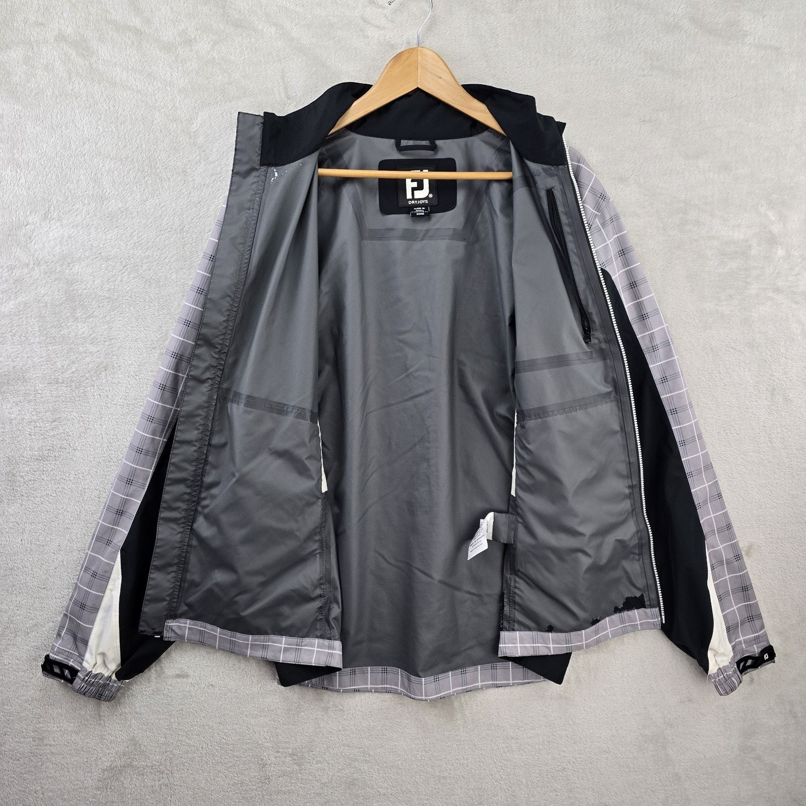 Footjoy FootJoy DryJoys HydroLite Golf Rain Jacket Medium Plaid Size US M / EU 48-50 / 2 - 8 Thumbnail