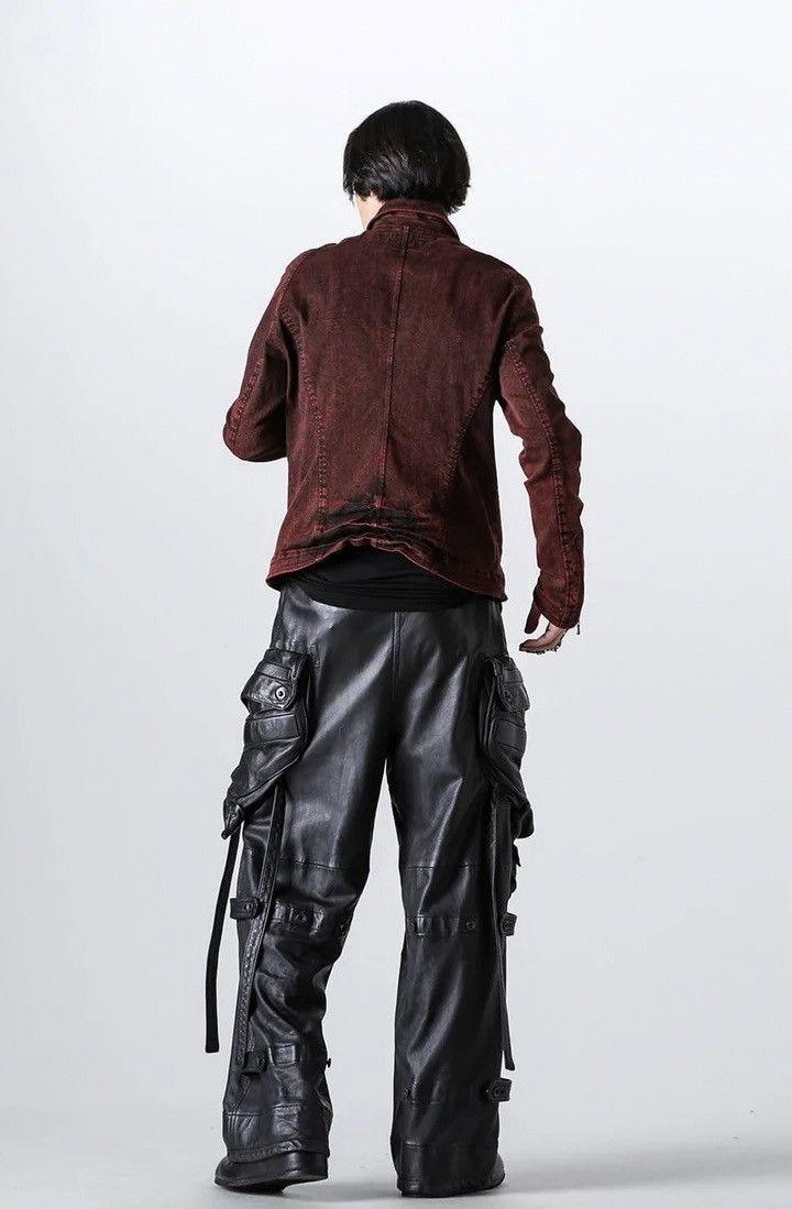 Julius Julius Leather Wide Gas Mask Cargo Pants Size US 34 / EU 50 - 9 Thumbnail
