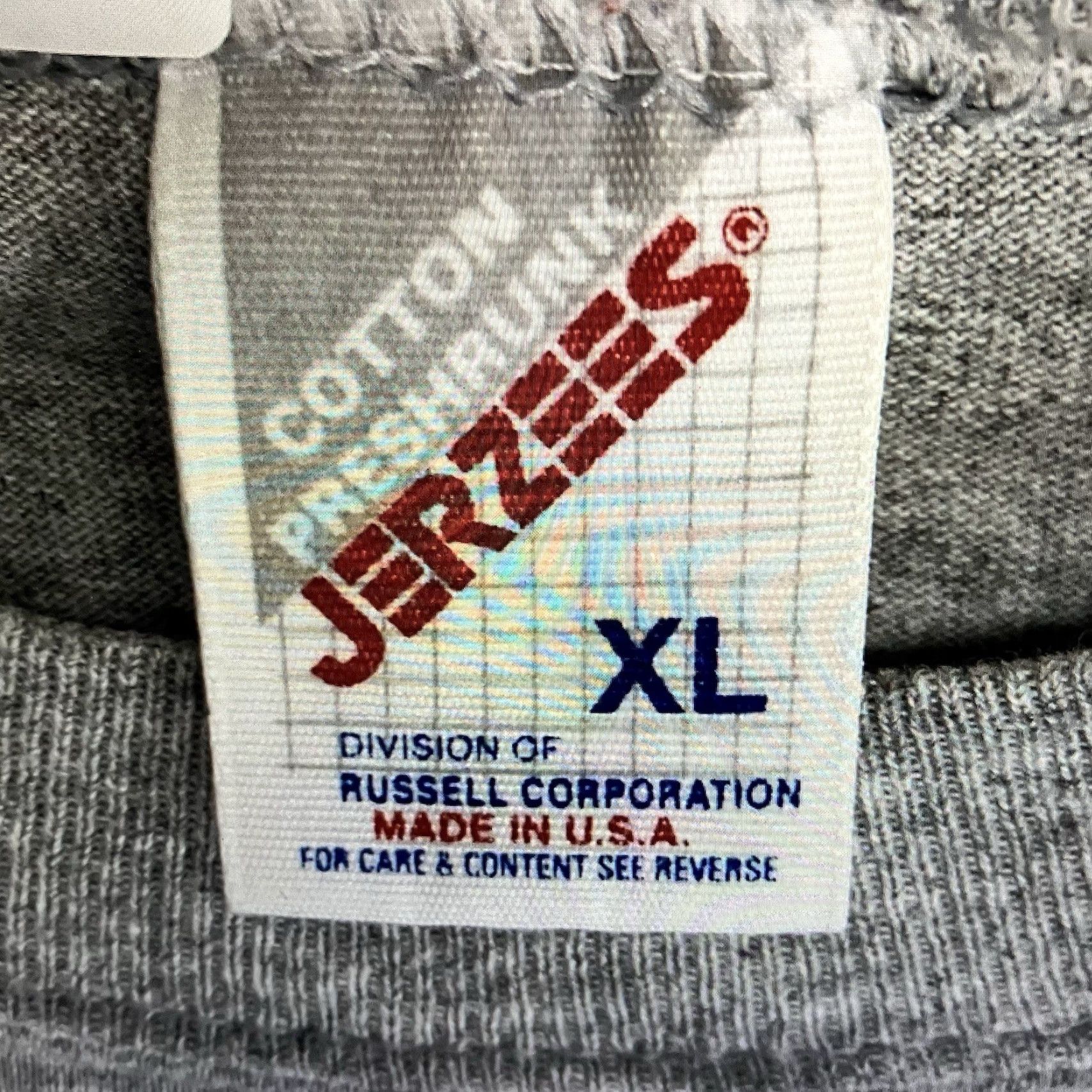 Jerzees Vintage JERZEES Baseball Humor T Shirt Men Adult Large Gray 90s Art Funny Retro Size US L / EU 52-54 / 3 - 5 Thumbnail