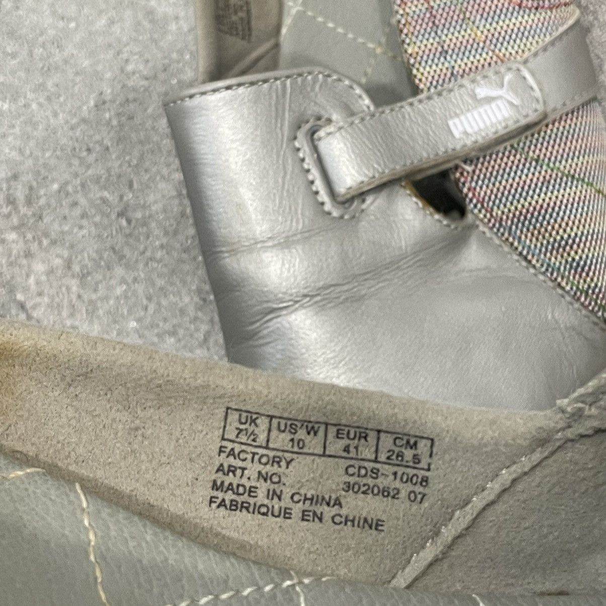Puma 🩶 Puma Speedcat Ballet Silver shoes boots og bw chrome ifsix Size US 10 / IT 40 - 3 Thumbnail
