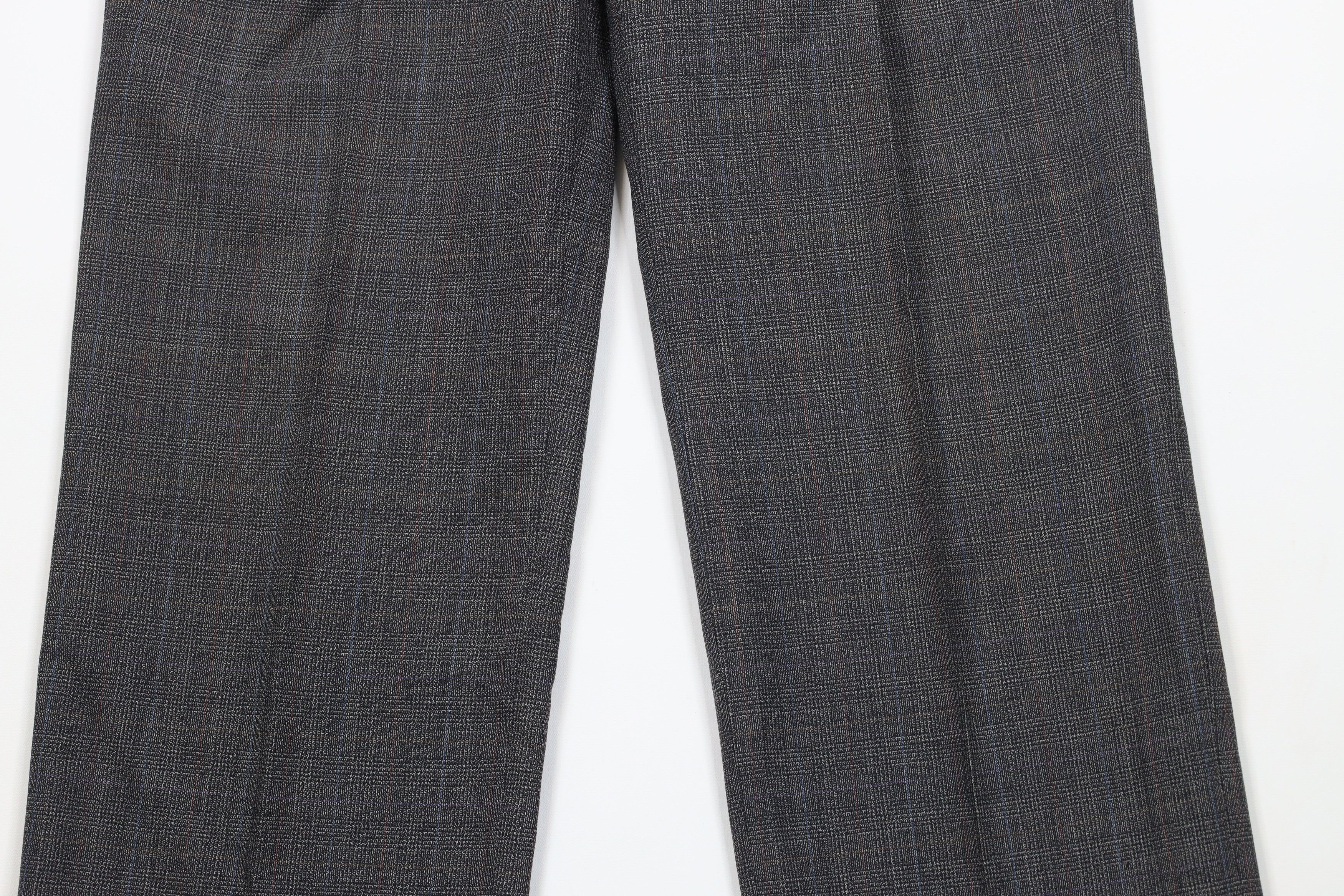 Vintage Vintage 70s Streetwear Pleated Wide Leg Chino Pants Plaid Size US 31 - 3 Thumbnail
