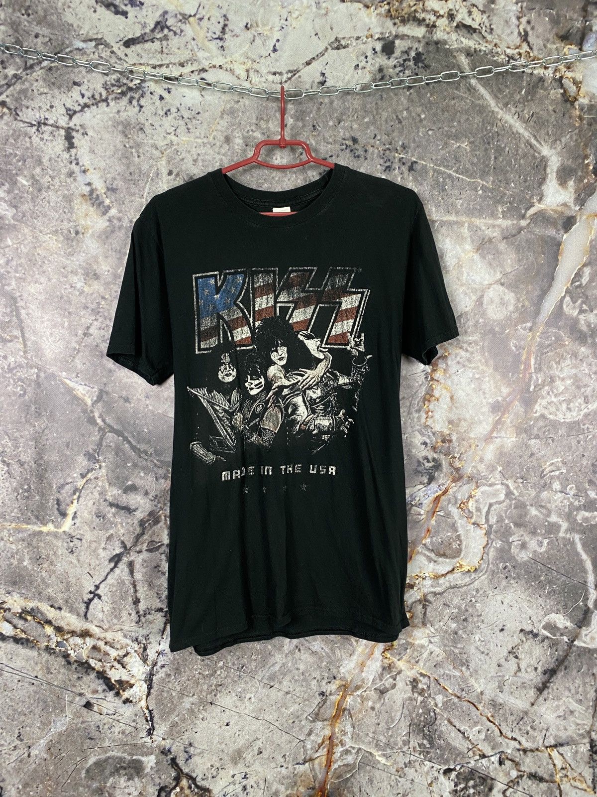 KISS × Vintage Men’s Kiss T-Shirt Rock Band USA Size L Large Size US L / EU 52-54 / 3 - 1 Thumbnail