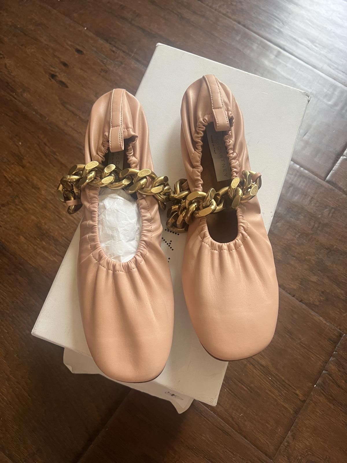 Stella McCartney Stella McCartney Falabella Chain Ballerina Flats Size 39 Size US 8 / IT 38 - 2 Thumbnail