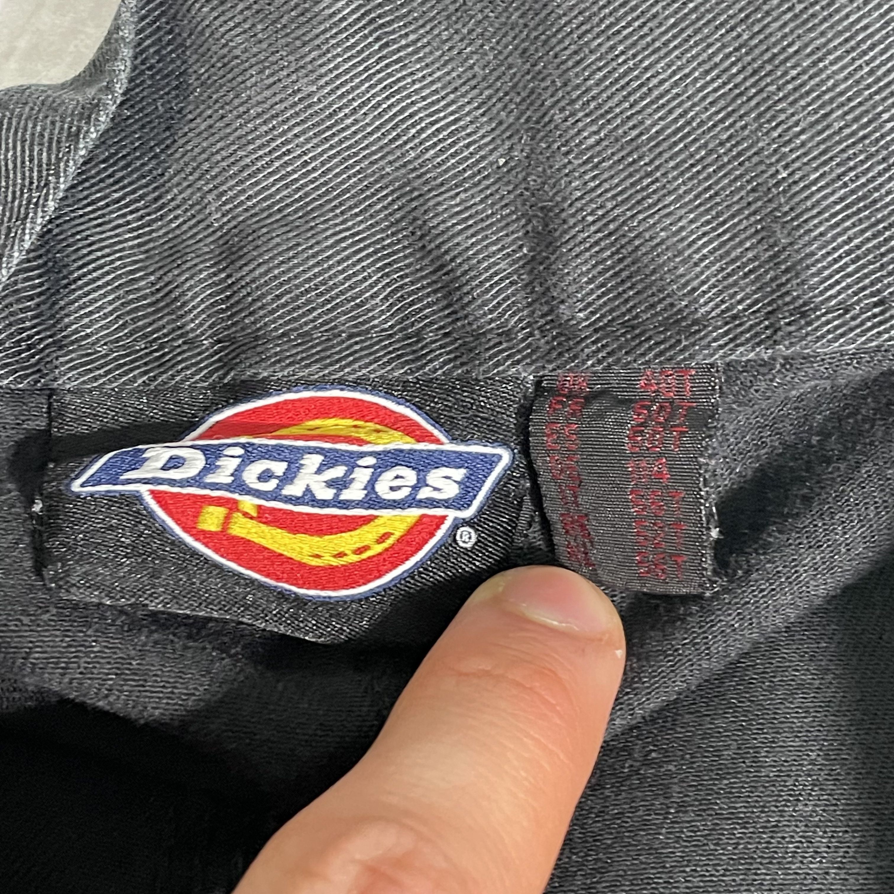Dickies Dickies Work Pants – Black Canvas | W38 L32 y2k streetwear Size US 38 / EU 54 - 4 Thumbnail
