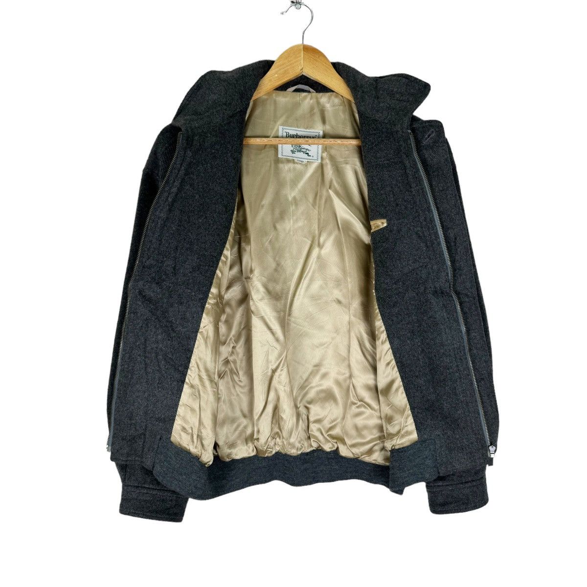 Burberry ☀️BURBERRY WOOL LIGHT ZIPPER JACKET Size US M / EU 48-50 / 2 - 8 Thumbnail