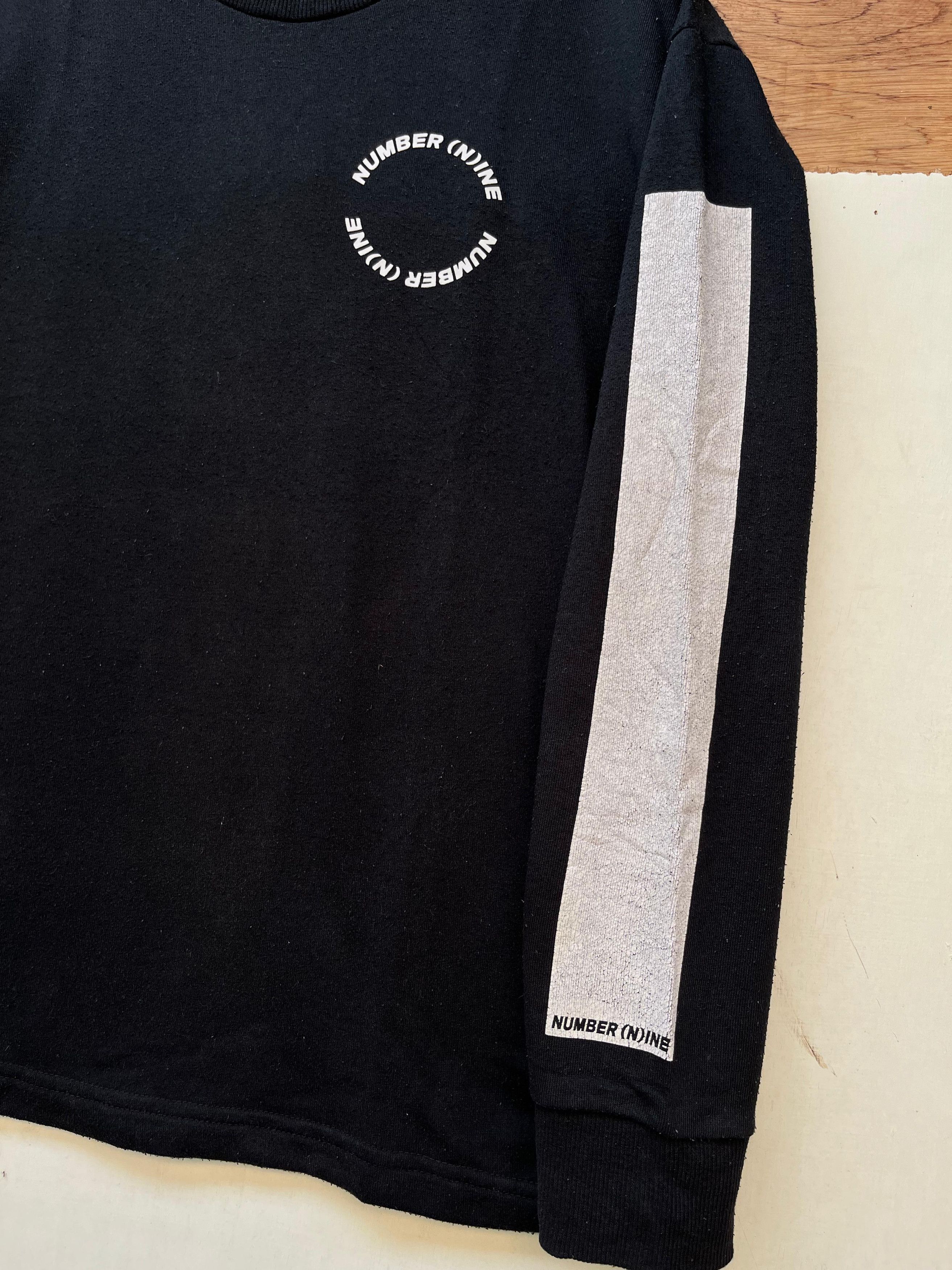 Number (N)ine Number (N)ine Black Sweatshirt Size US M / EU 48-50 / 2 - 3 Thumbnail