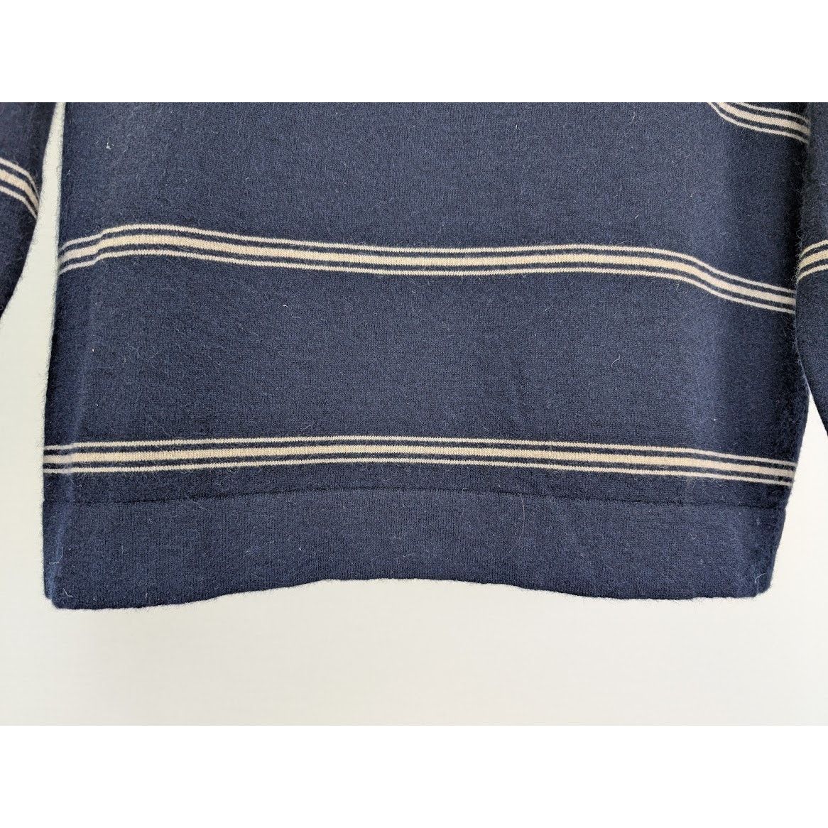 Brunello Cucinelli o1rshd1 CC20 Cashmere Sweater Striped Luxury in Blue Size US M / EU 48-50 / 2 - 5 Thumbnail