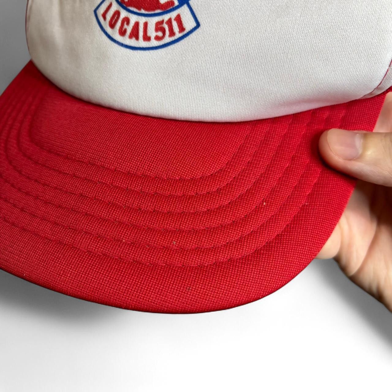 Vintage Vintage 90s Red Local 511 Foam Trucker Hat Size ONE SIZE - 3 Thumbnail