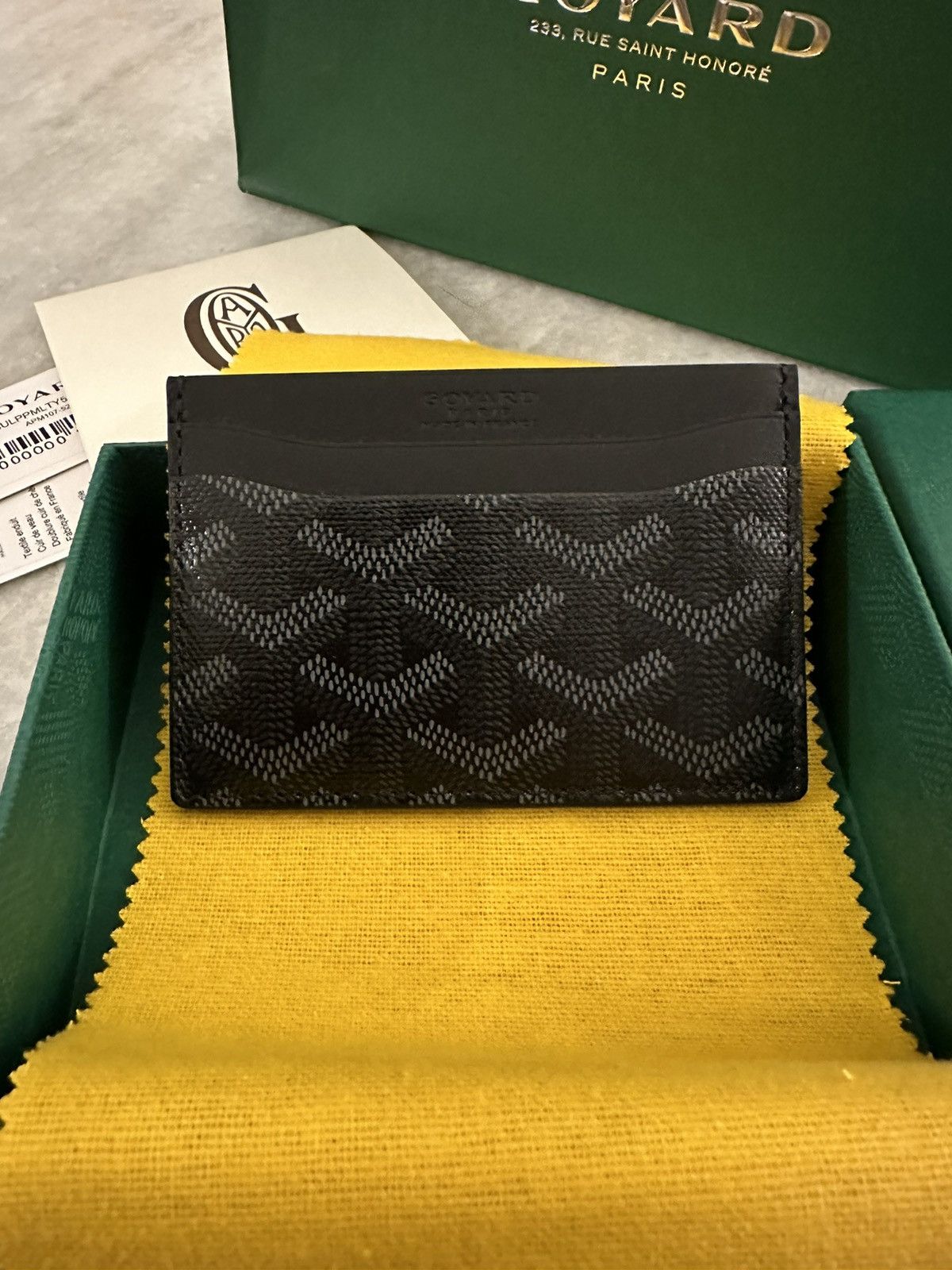Goyard BRAND NEW 2024 JET BLACK LIMITED EDITION CARD HOLDER | Grailed