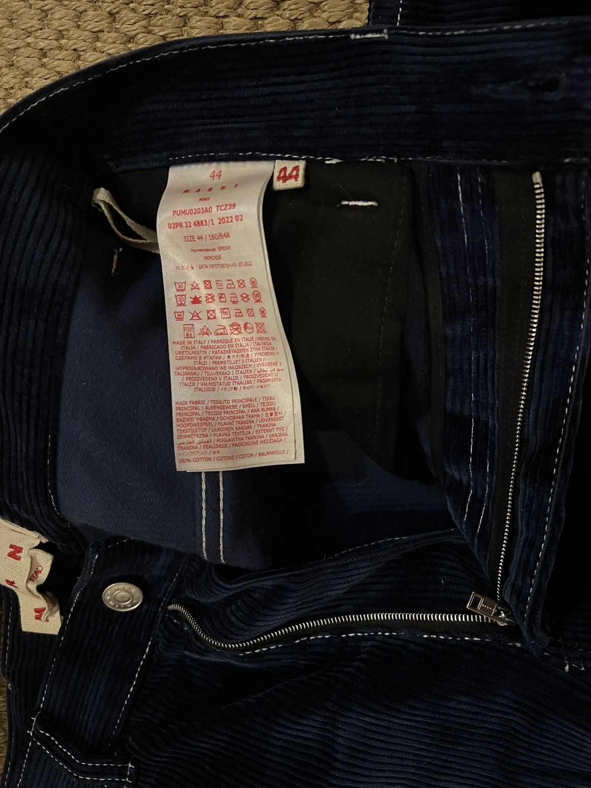 Marni Marni royal blue wide wale cords size 44 Size US 28 / EU 44 - 6 Thumbnail