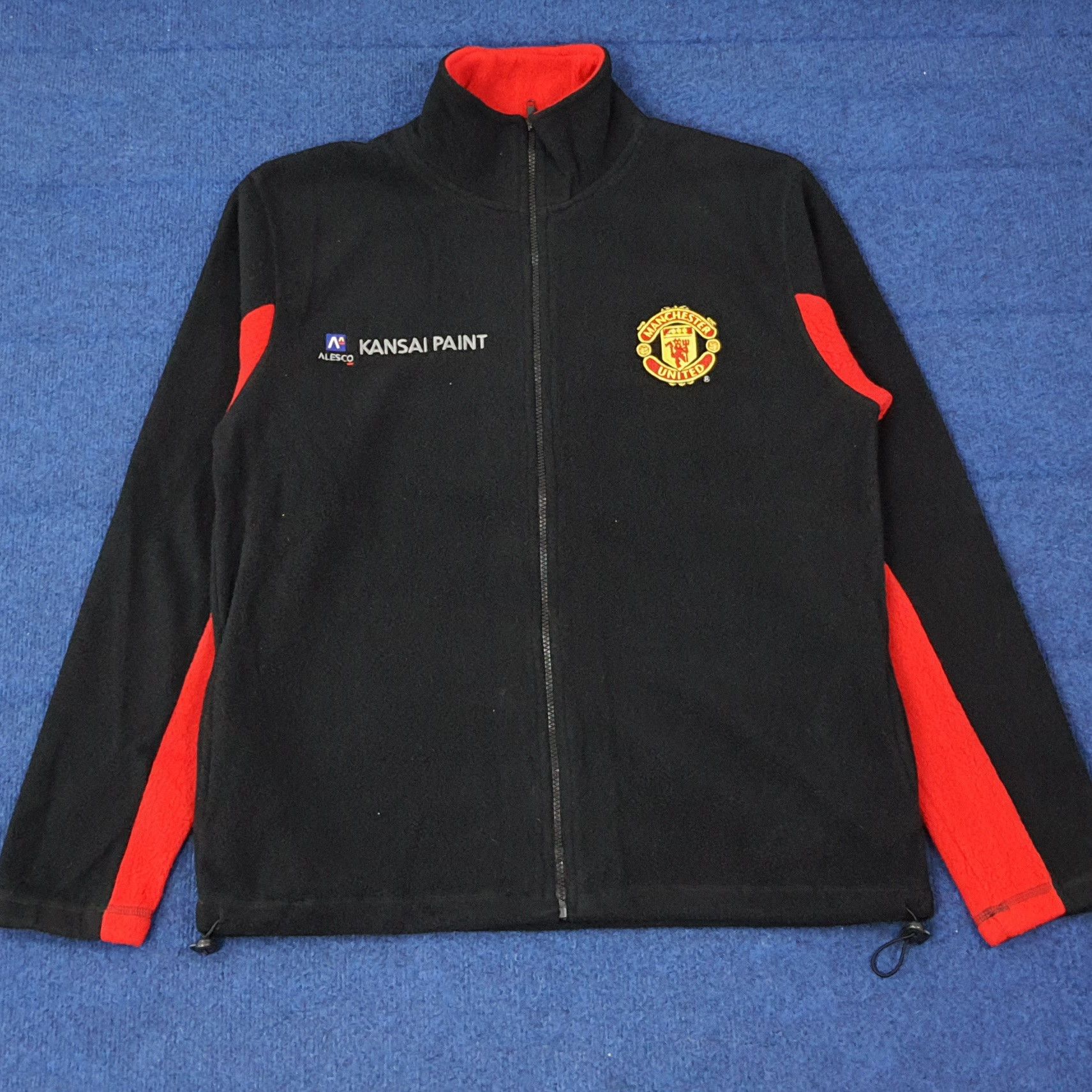 Vintage Vintage Manchester United Zipper Fleece Jacket C264N7 Size US L / EU 52-54 / 3 - 1 Thumbnail