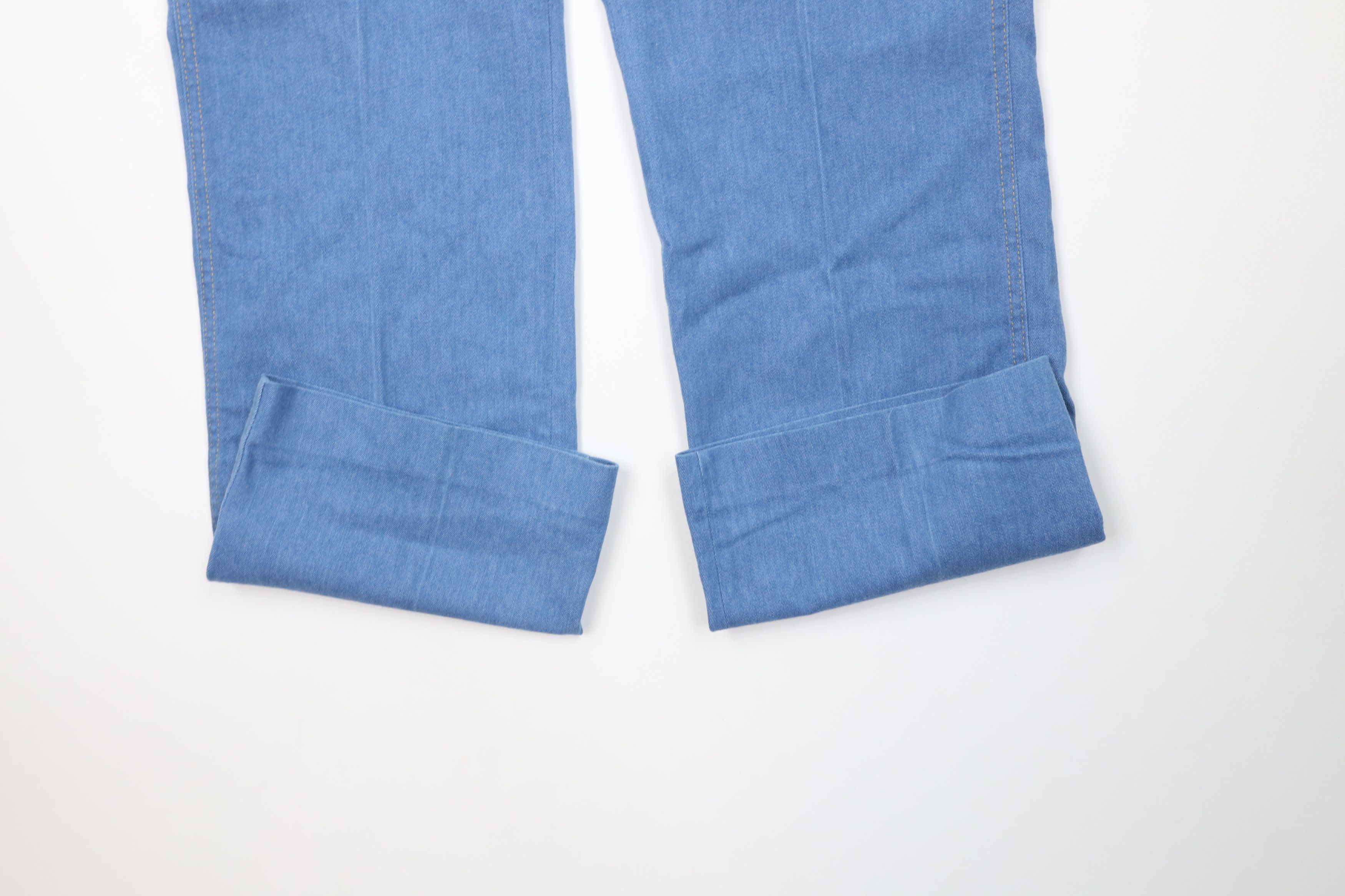 Vintage Vintage 70s Streetwear Wide Leg Bell Bottoms Jeans Blue USA Size US 38 / EU 54 - 5 Thumbnail