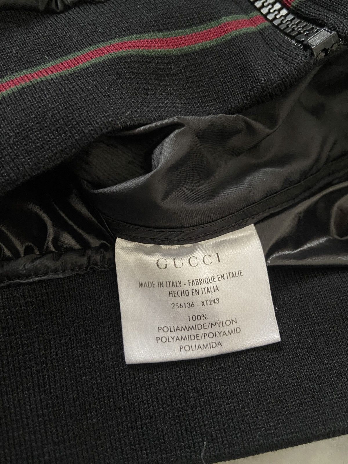 Gucci Gucci Black Nylon Bomber Jacket Size US M / EU 48-50 / 2 - 3 Thumbnail