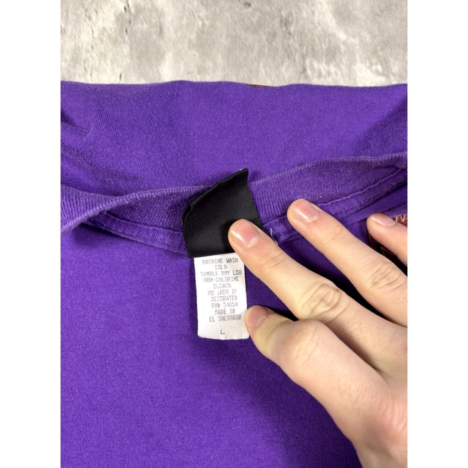No Fear VINTAGE No Fear Shirt Mens L Purple 90s Risk Everything Bad The Bones size Size US L / EU 52-54 / 3 - 6 Thumbnail