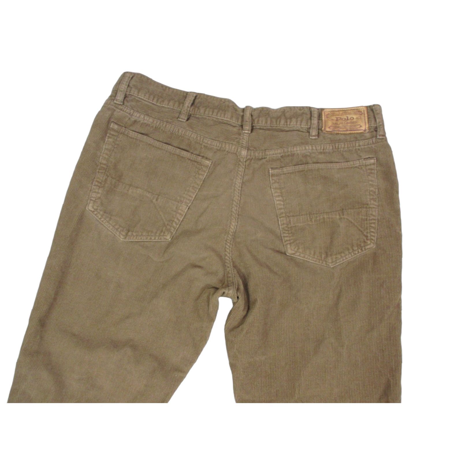 Polo Ralph Lauren Polo Ralph Lauren Pants Mens 36x32 Corduroy Brown Chinos Flat Front Trousers Square Logo Casual Autumn Winter Spring Summer Size US M / EU 48-50 / 2 - 1 Thumbnail