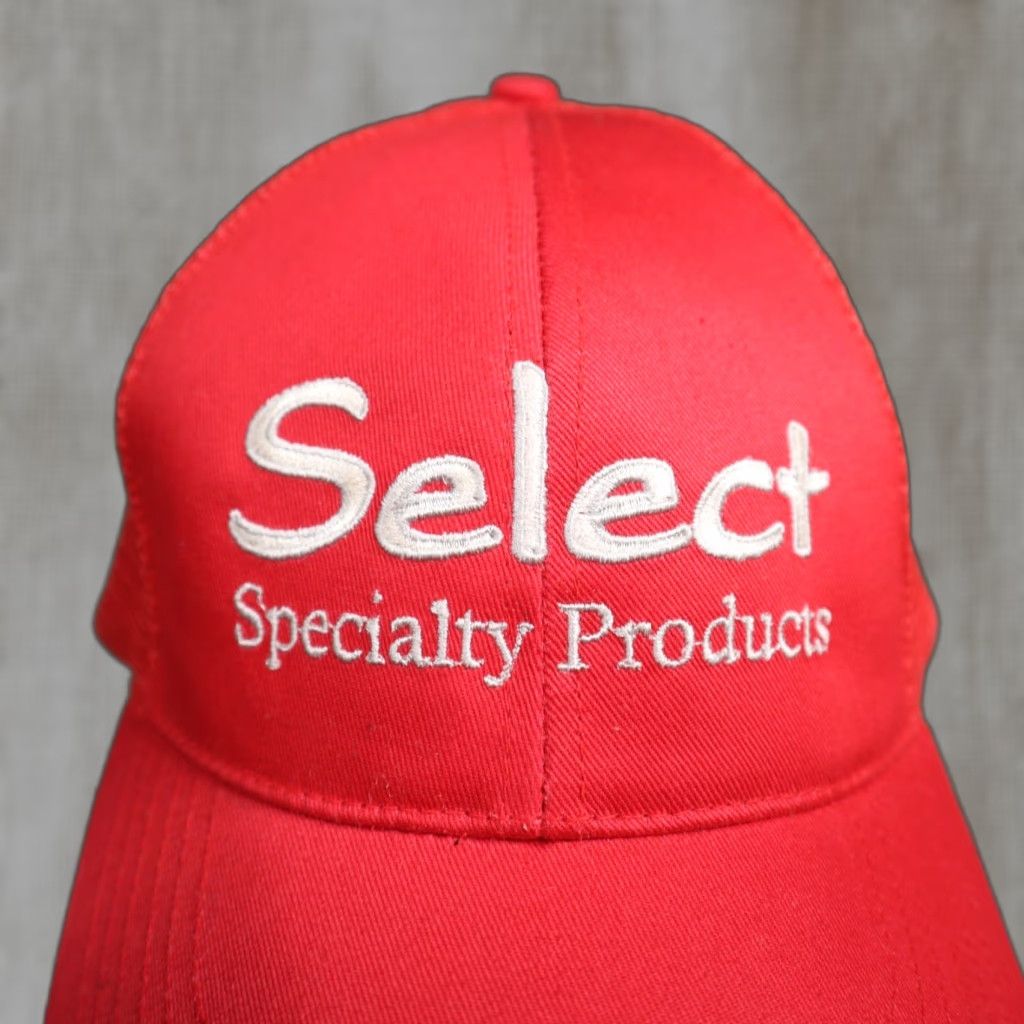 Vintage RED Hat Cap Adult Adjustable Hat Mens Adjustable Red Baseball Cap Size ONE SIZE - 1 Thumbnail