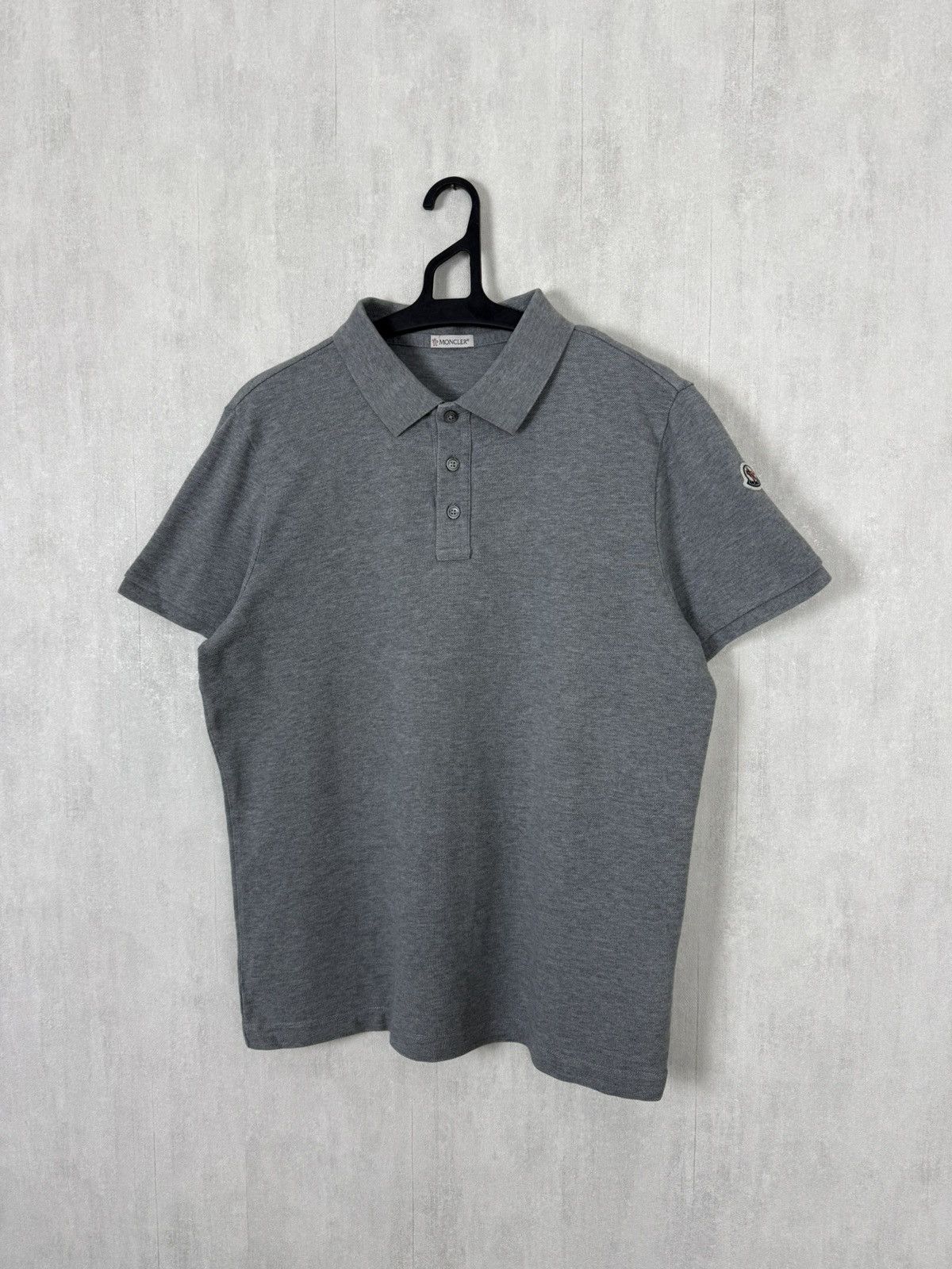 Moncler Moncler Men’s Grey Polo Shirt Size M Size US M / EU 48-50 / 2 - 1 Thumbnail