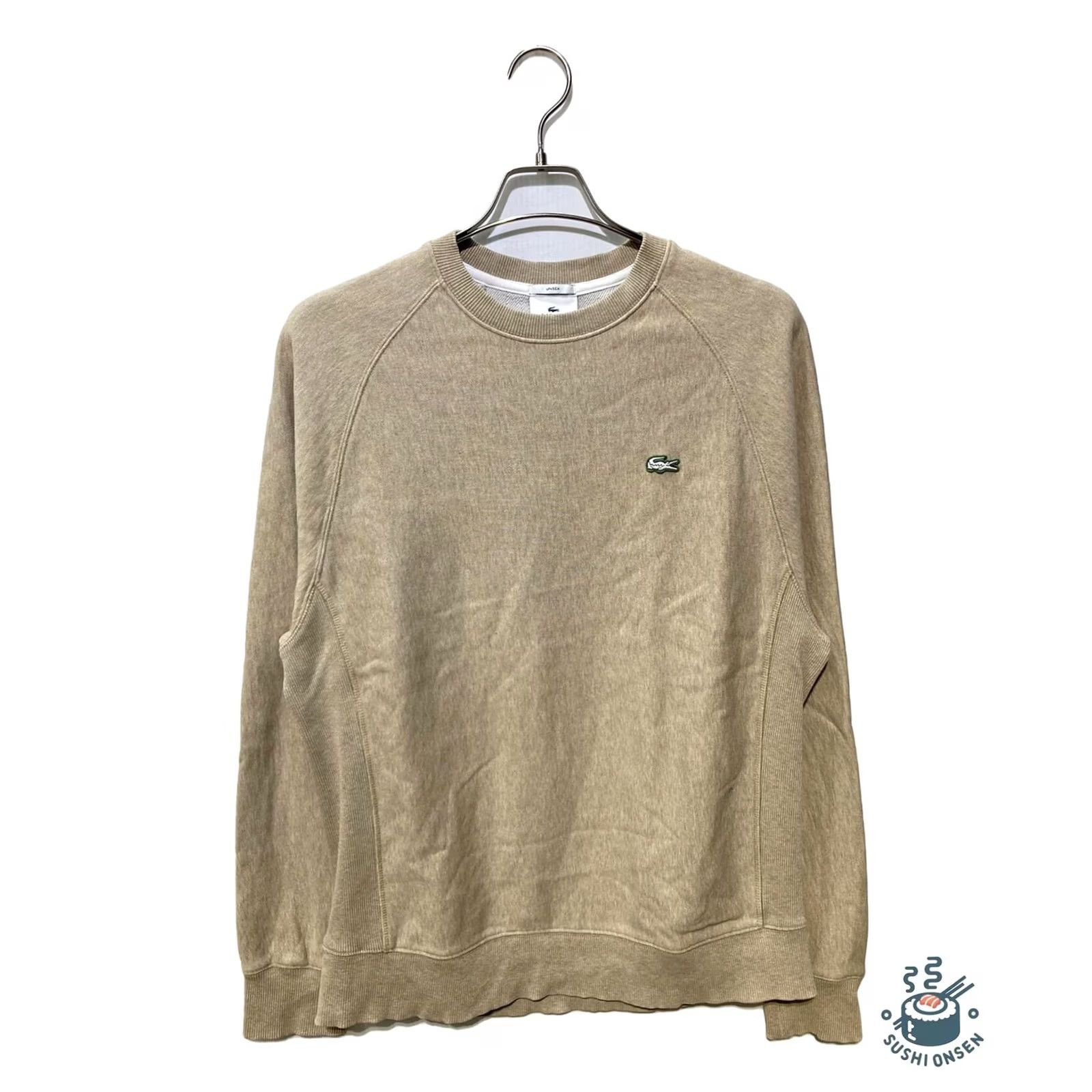 Vintage LACOSTE LIVE Sweatshirt M Beige Men SH8624 Size US M / EU 48-50 / 2 - 2 Thumbnail