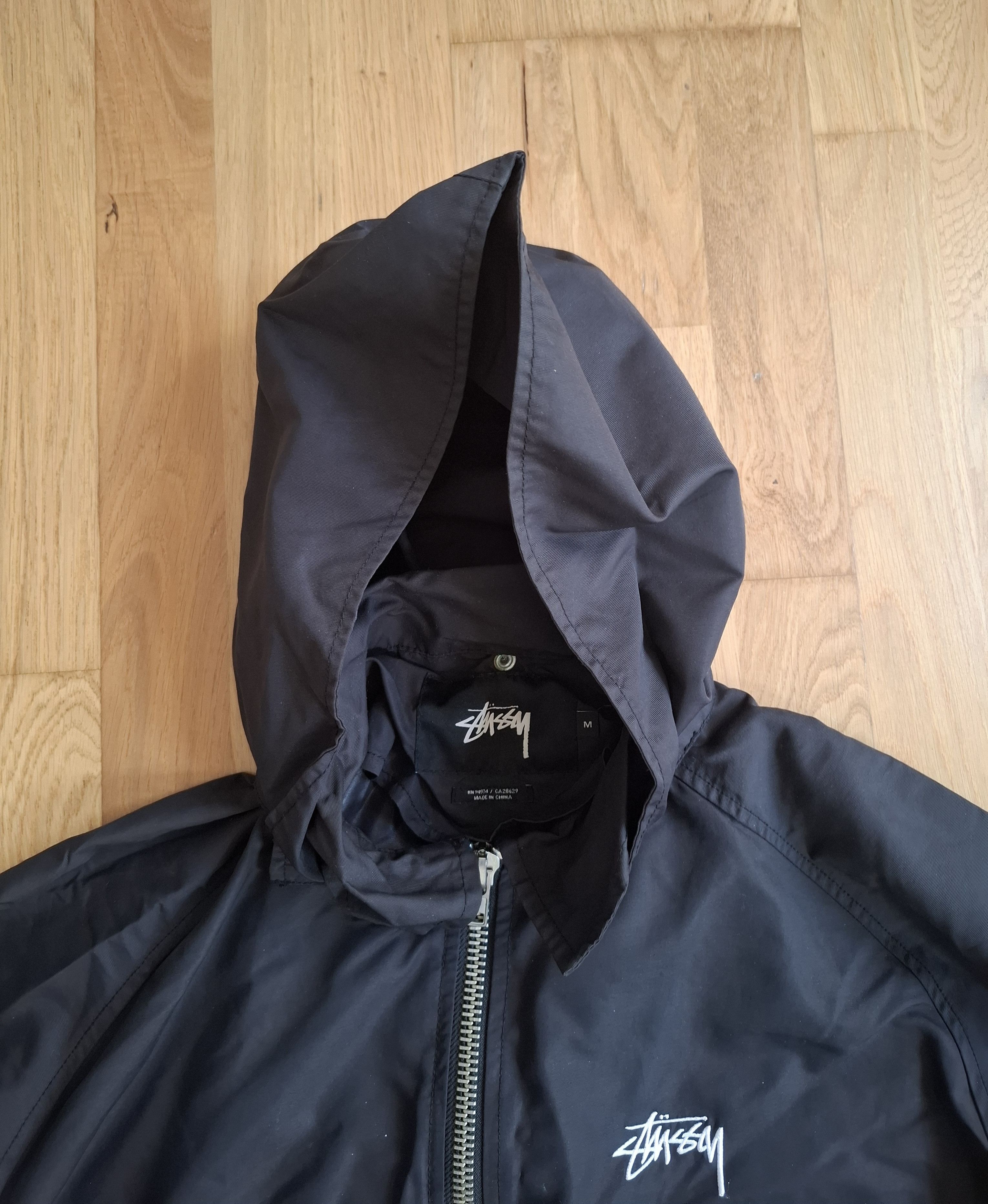 Stussy Back logo nylon raincoat Size US M / EU 48-50 / 2 - 6 Thumbnail
