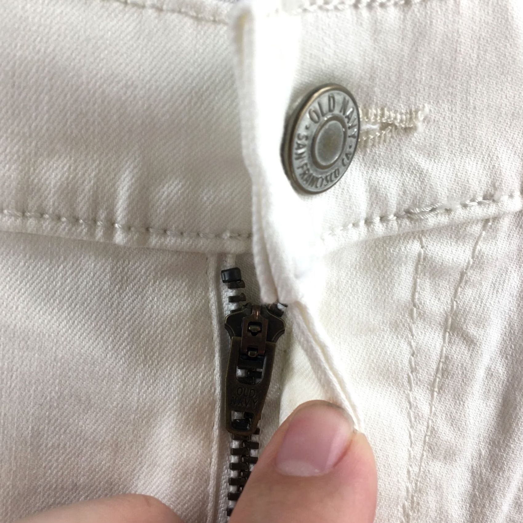 Old Navy Old Navy Rock Star Super Skinny Jeans Womens 8R White NEW Size 29" - 5 Thumbnail