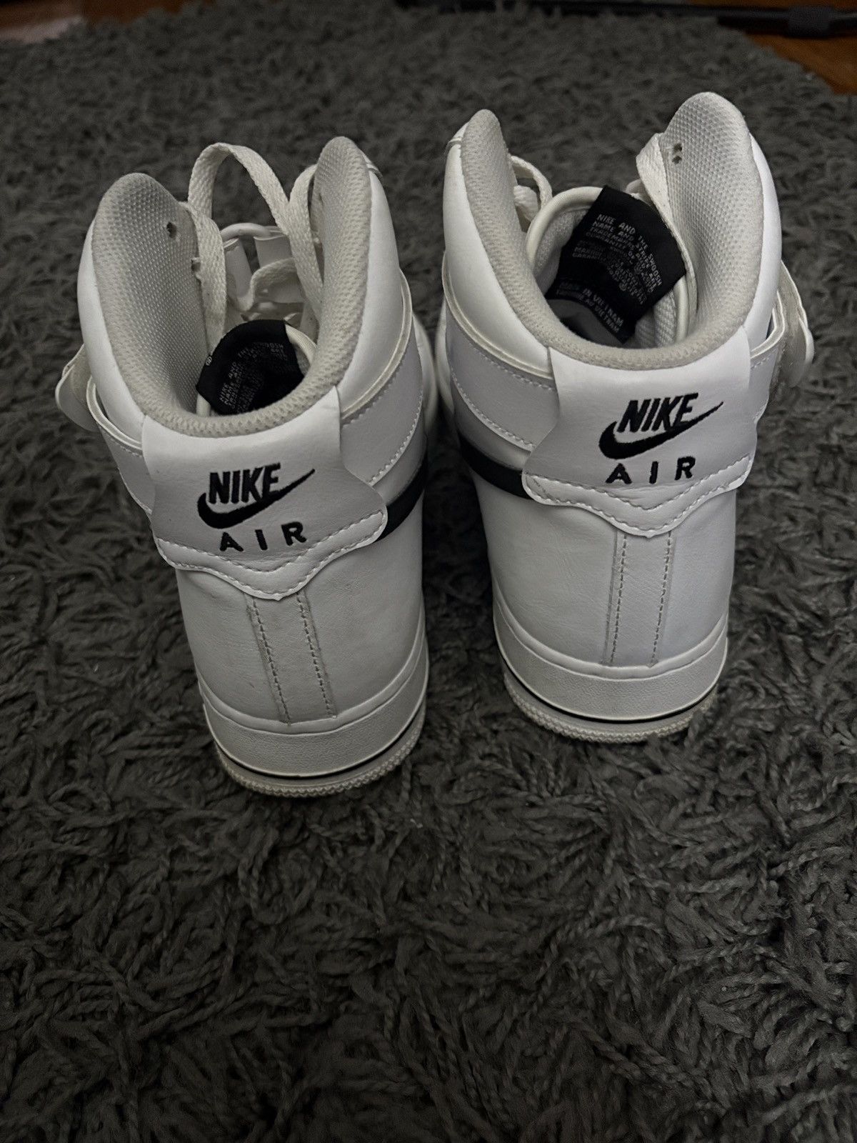Nike Nike Air Force 1 High (White/Black) Size US 10 / EU 43 - 6 Thumbnail