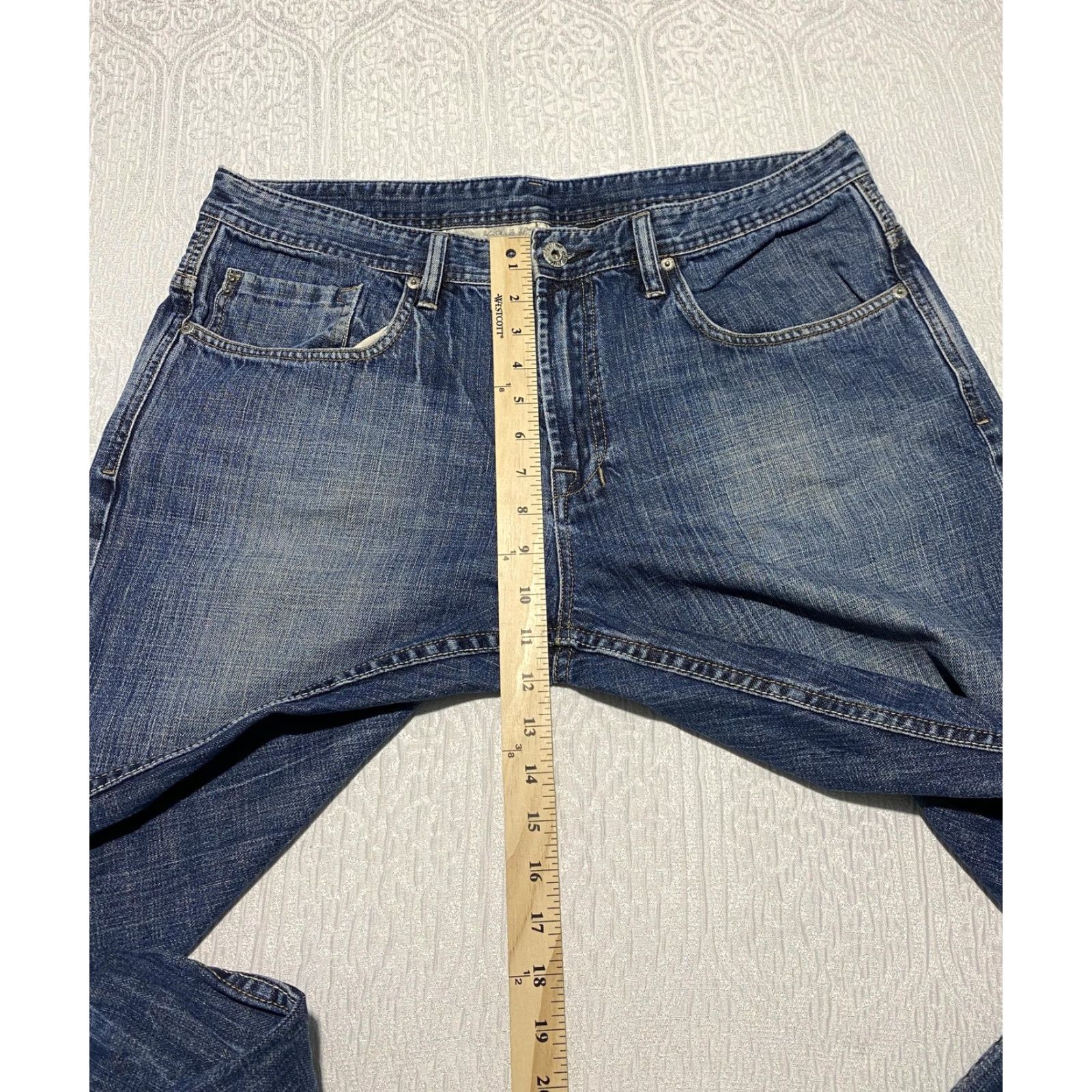 Buffalo David Bitton Buffalo David Bitton Jeans Mens 38x29 Blue Straight Denim Classic Cotton Size US 38 / EU 54 - 5 Thumbnail