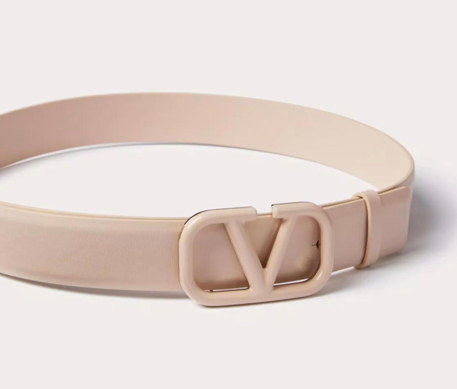 Valentino Valentino Vlogo Signature Belt In Shiny Size 80 Size ONE SIZE - 3 Thumbnail
