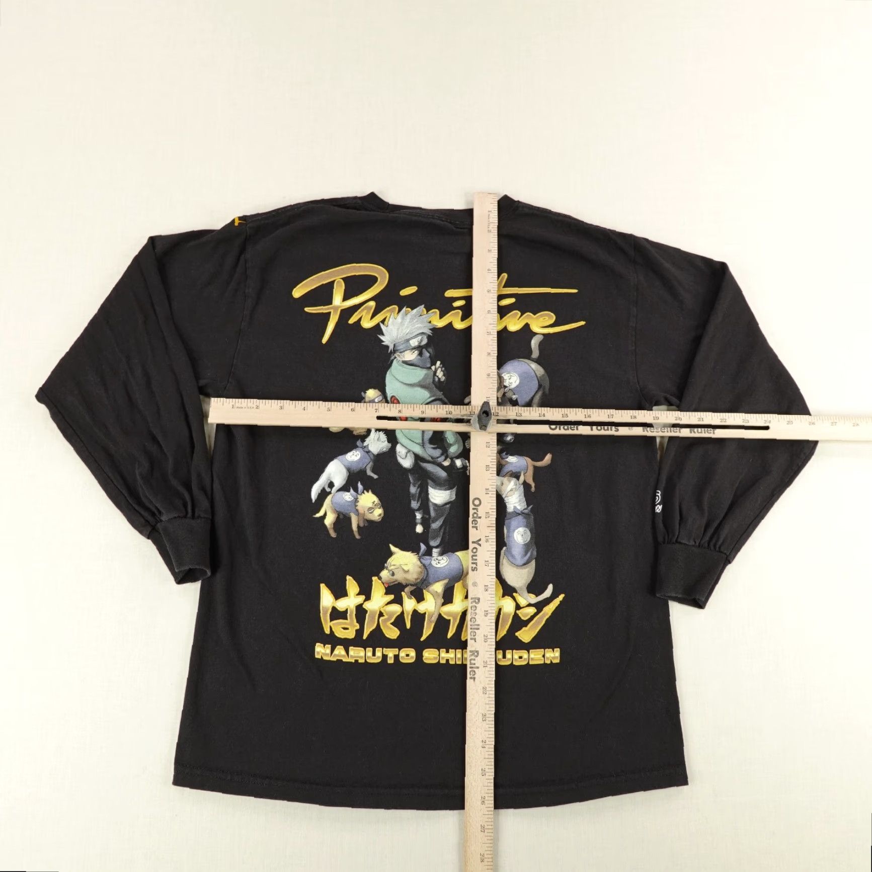 Primitive Primitive Apparel Naruto T-Shirt Men's Medium Black Graphic Print Cotton Crew Neck Anime Skateboarding 90s Size US M / EU 48-50 / 2 - 7 Thumbnail