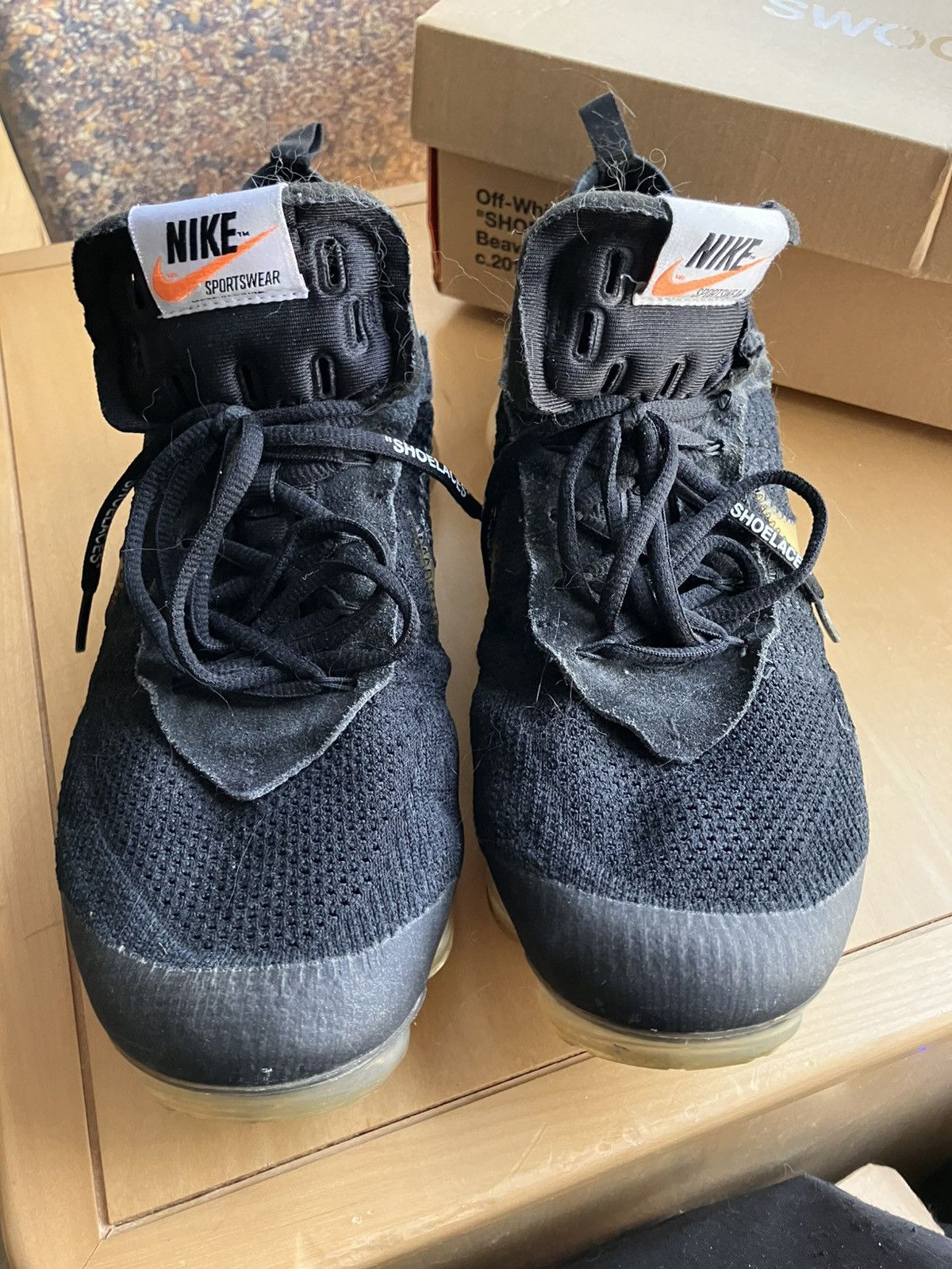 Nike × Off-White 2018 Off-White Vapormax ‘The Ten’ Size US 11 / EU 44 - 6 Thumbnail