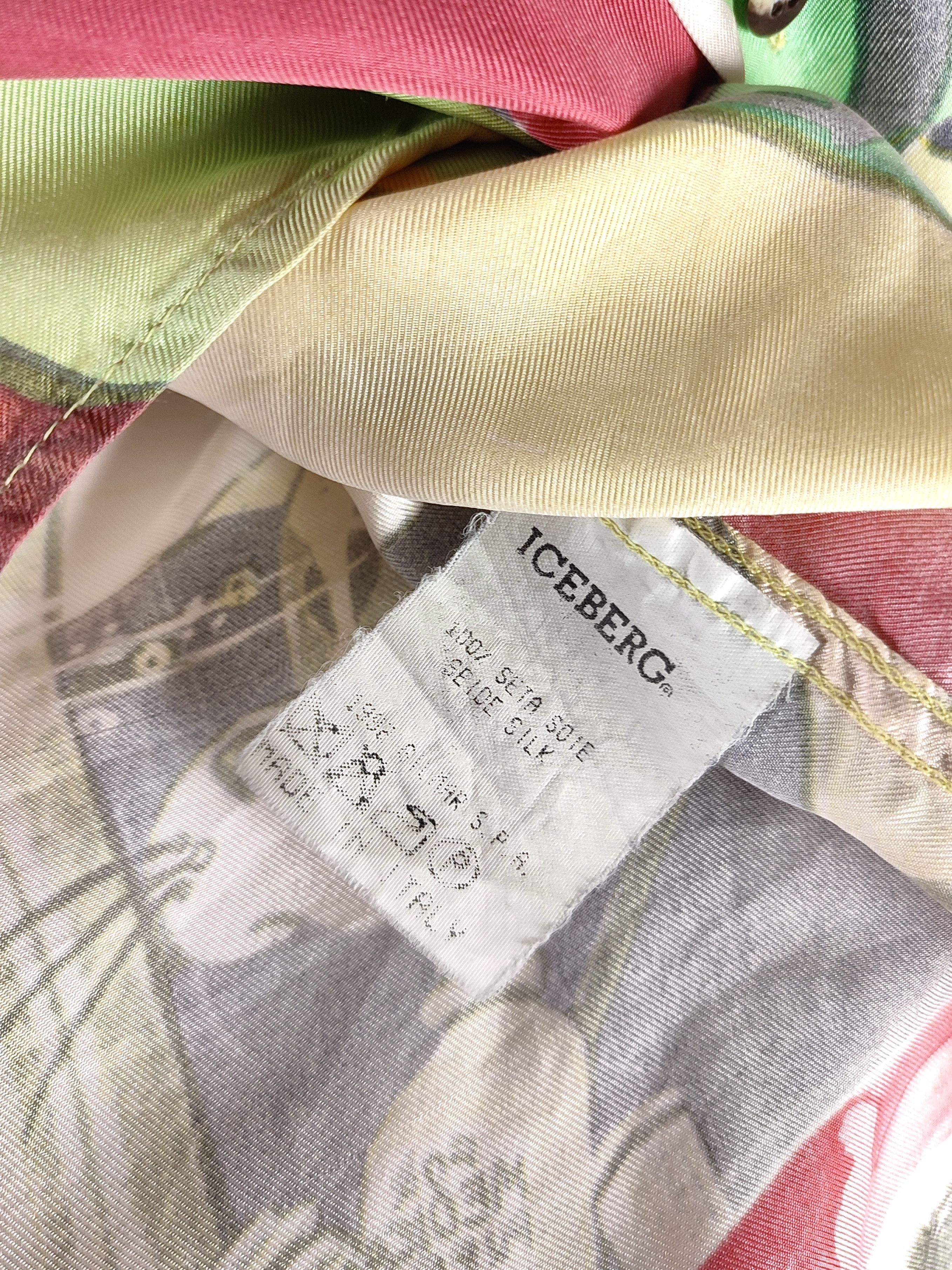 Iceberg 1992 Iceberg Silk Don’t Drug Out LSD Full Print Shirt 90s Size US L / EU 52-54 / 3 - 18 Thumbnail