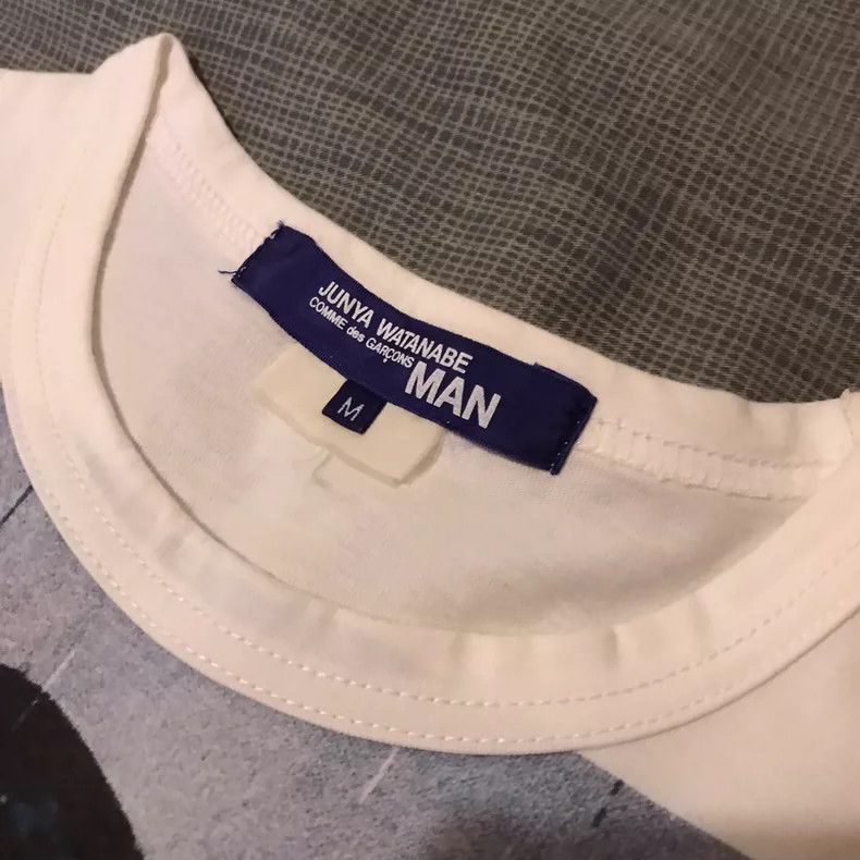 Junya Watanabe Junya watanabe White short-sleeved printed T-shirt Size US M / EU 48-50 / 2 - 3 Thumbnail