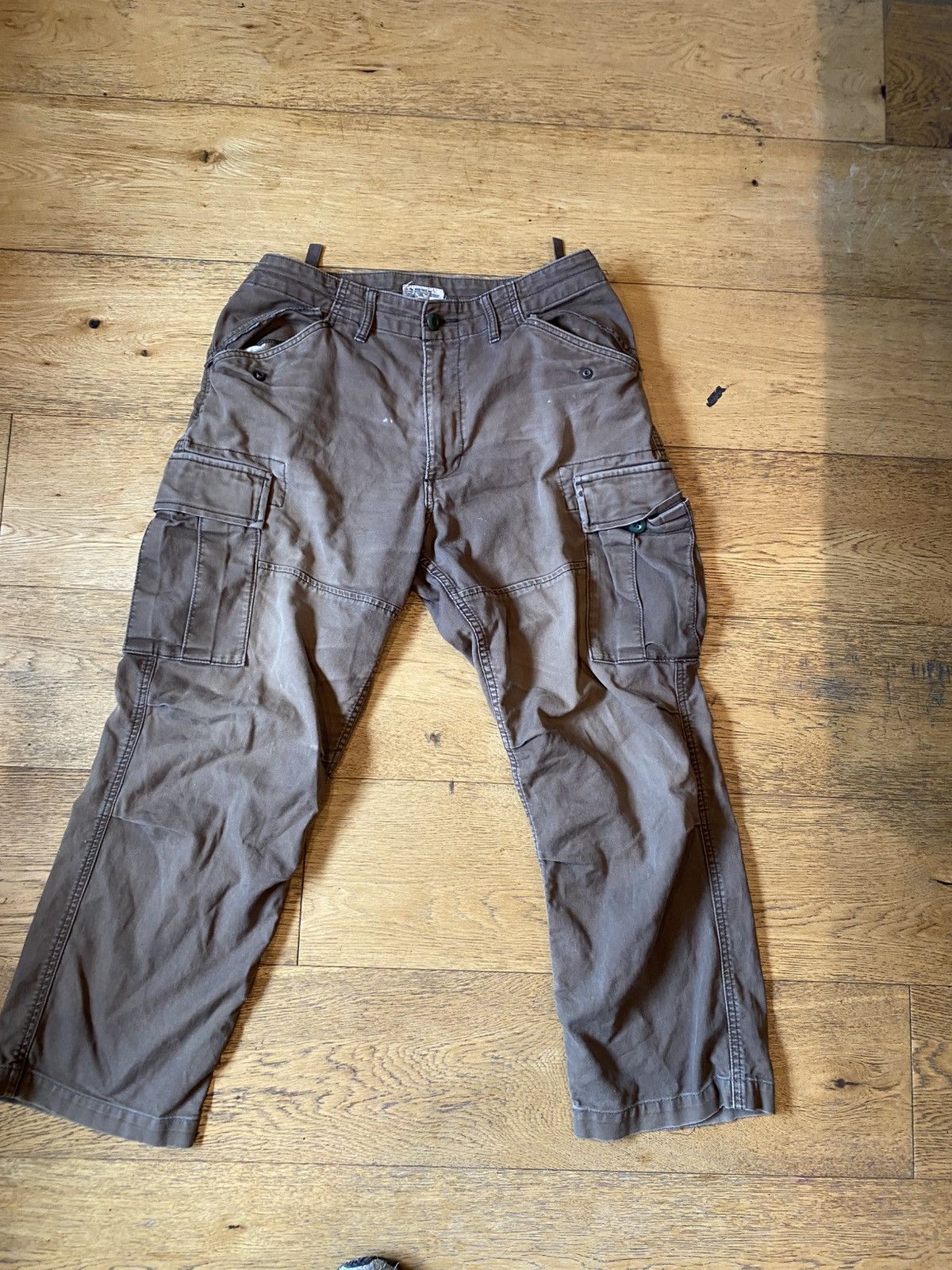 Alpha Industries × Vintage Faded brown cargos ALPHA INDUSTRY Size US 32 / EU 48 - 4 Thumbnail
