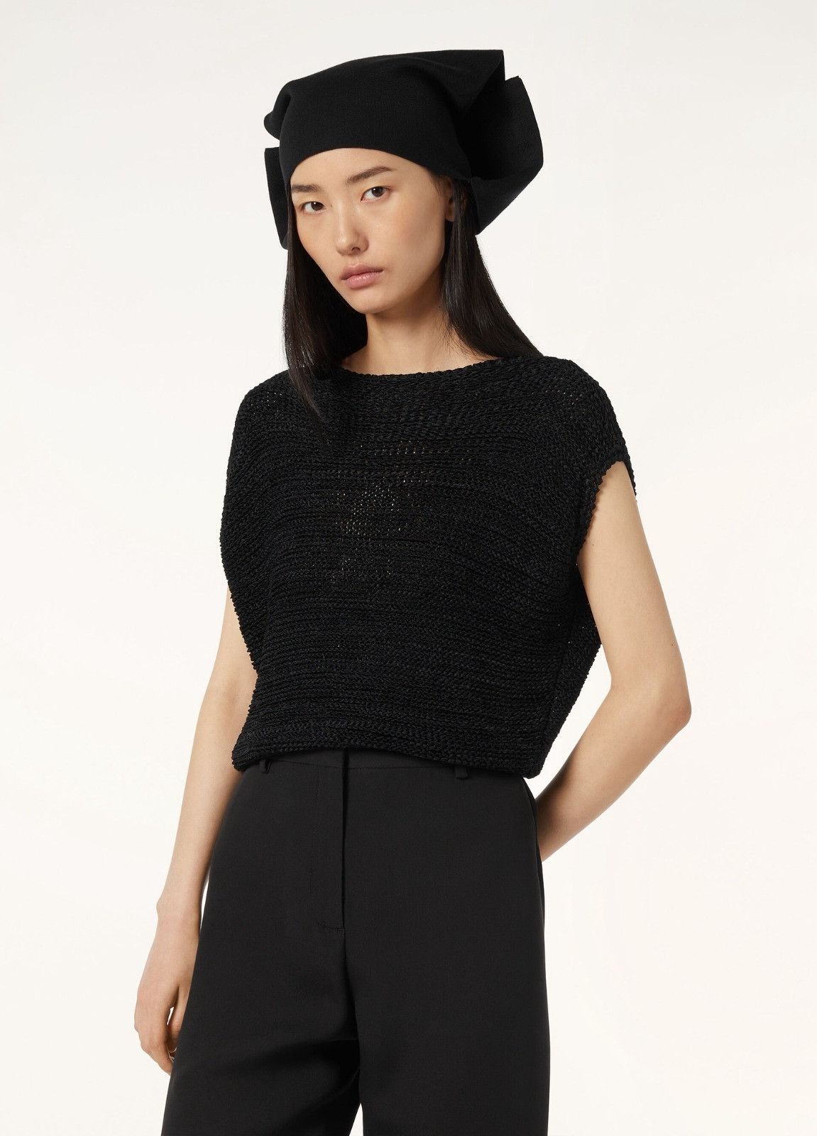 Loro Piana o1srvl11e0526 FAP2203 Bellagio Top in Black Size S / US 4 / IT 40 - 6 Thumbnail