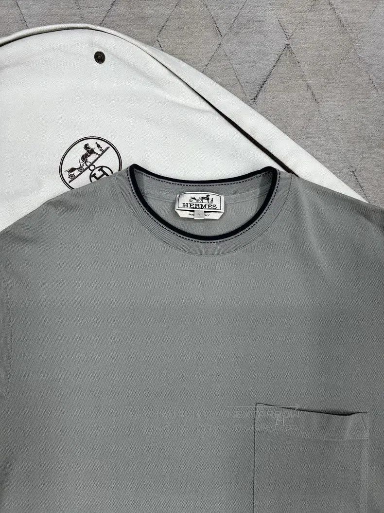 Hermes Hermes Elephant gray T-shirt Size US L / EU 52-54 / 3 - 2 Thumbnail