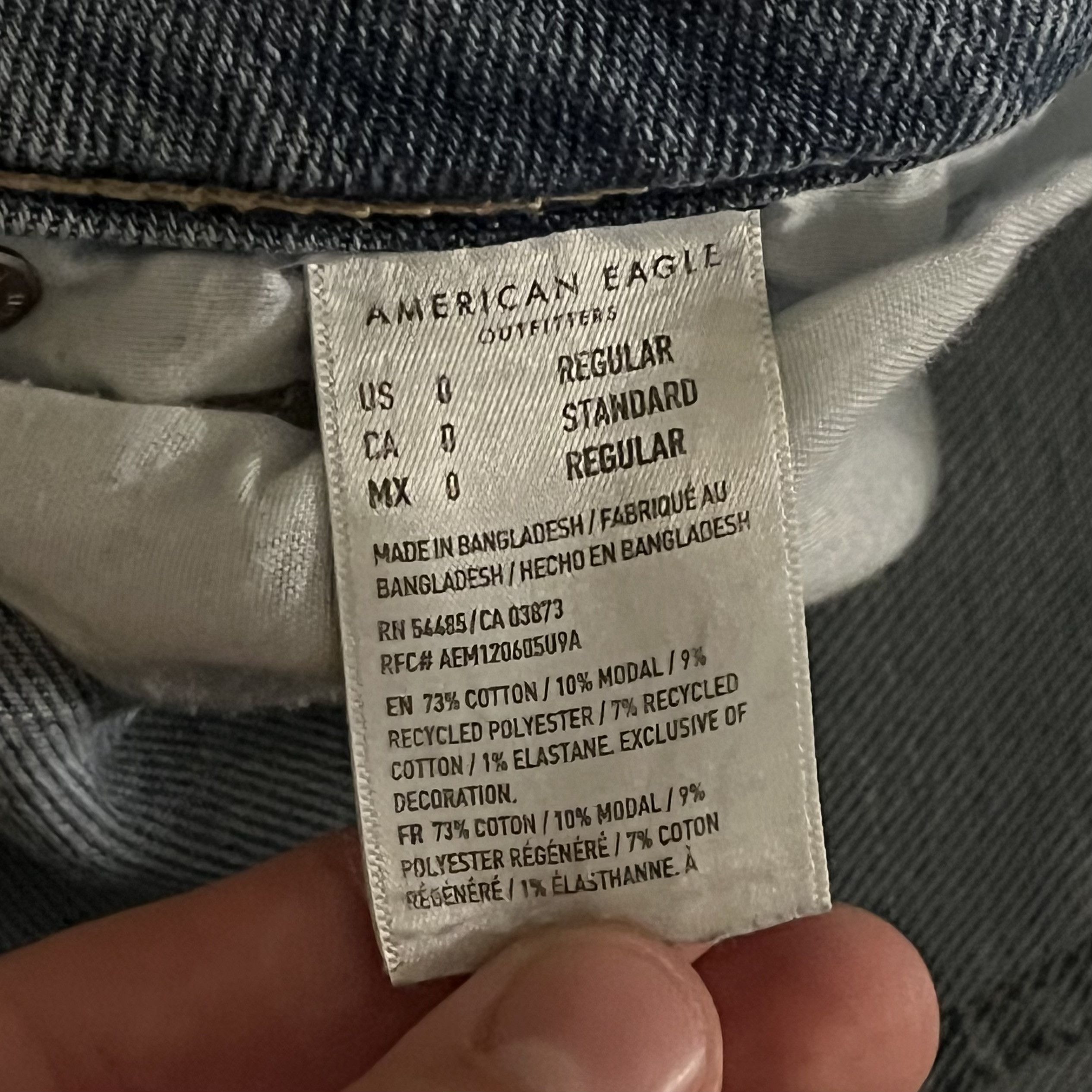 American Eagle Outfitters American Eagle Stretch Mom Jean Size 26" / US 2 / IT 38 - 3 Thumbnail