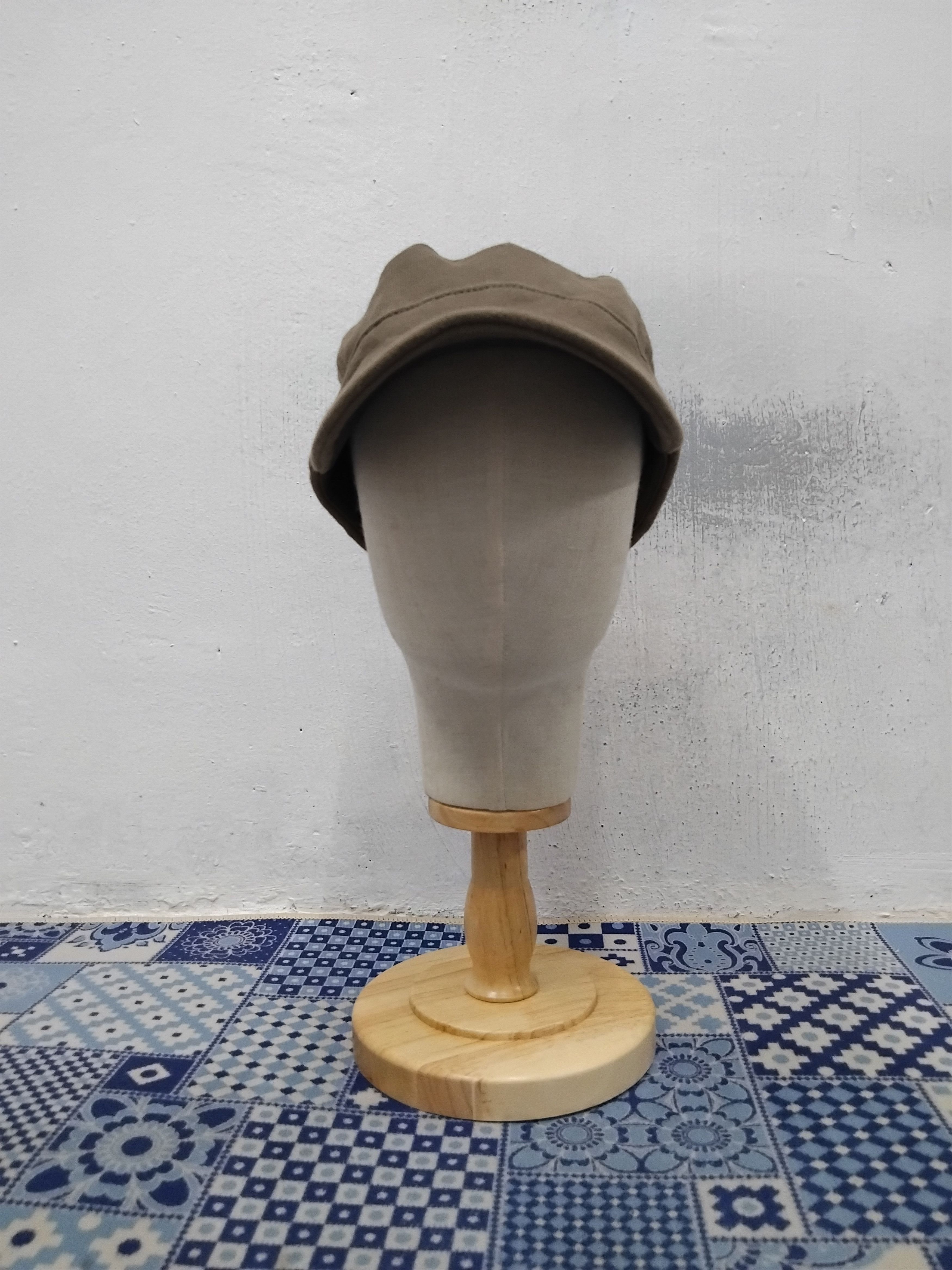 Japanese Brand Unnamed brown colour Japanese style harajuku cap Size ONE SIZE - 4 Thumbnail