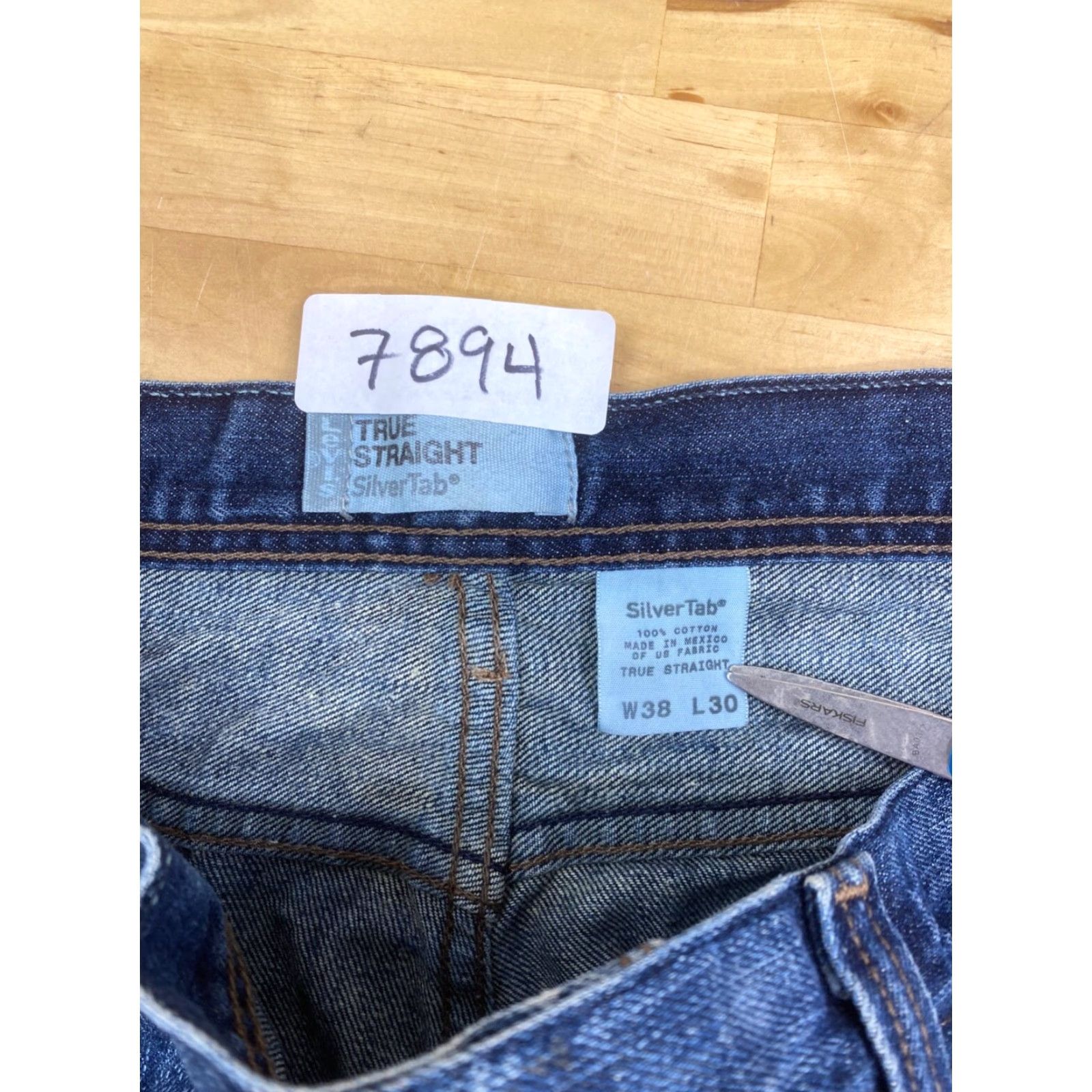 Levi's VINTAGE Levi's Silvertab Denim Jeans Mens 38x30 Blue Y2k Straight Loose Baggy 90s Straight Jeans Mens Size US 38 / EU 54 - 4 Thumbnail