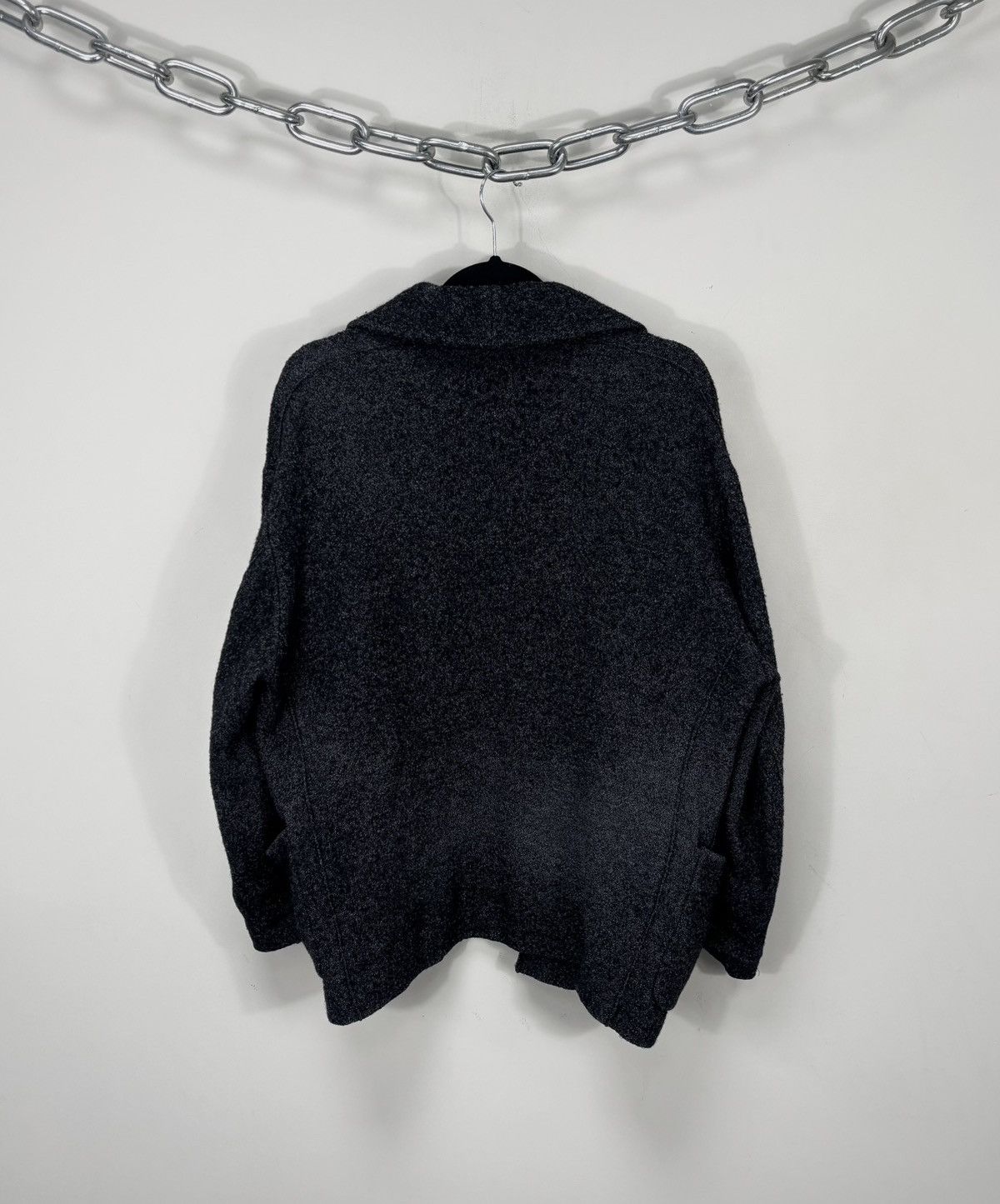 Isabel Marant Etoile Isabel Marant Etoile Women’s Dark Gray Wool Cardigan Jacket Size XS / US 0-2 / IT 36-38 - 12 Thumbnail