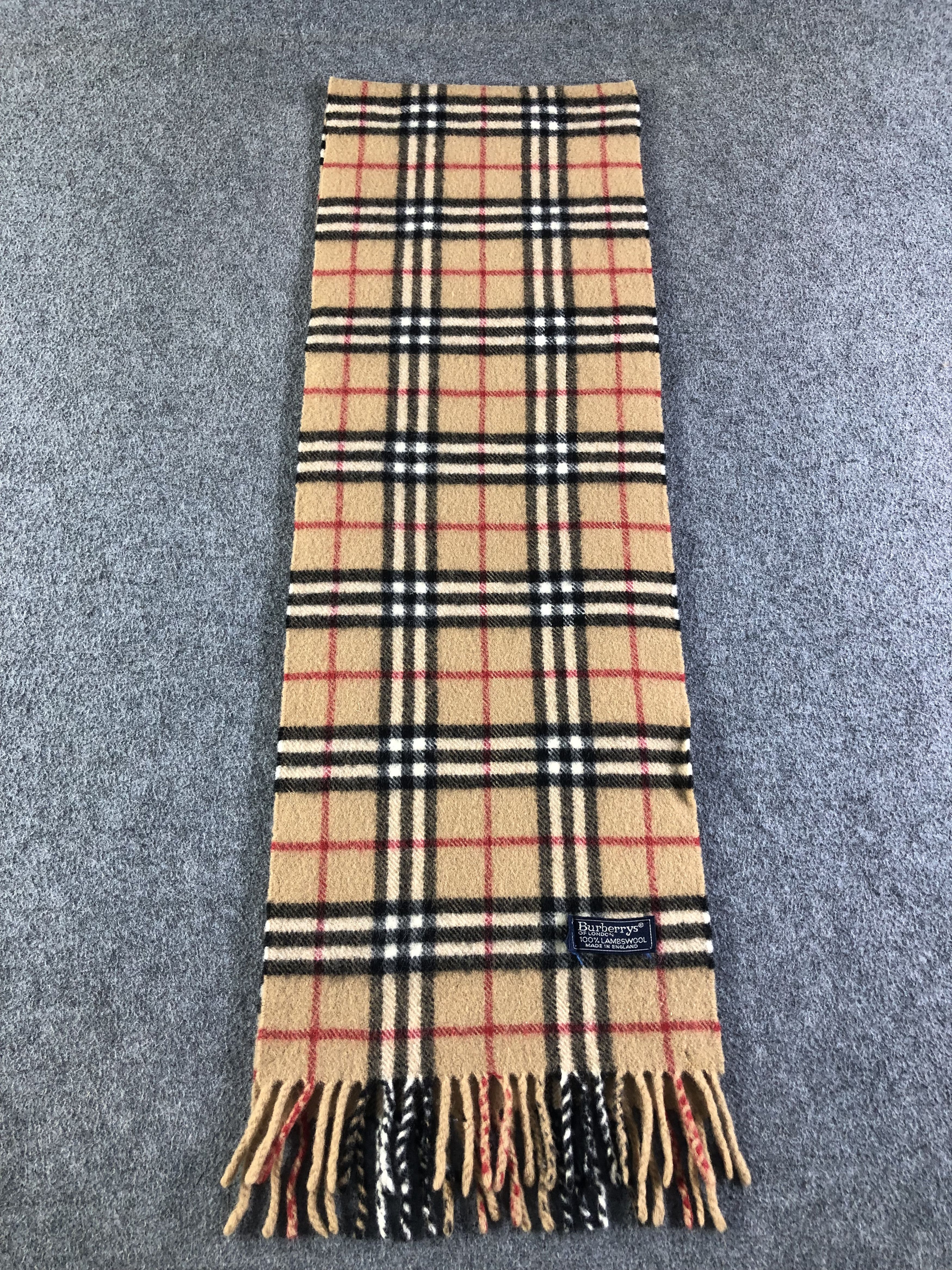 Burberry Burberry Lambswool Scarf / Muffler / Neckwear SS1317 Size ONE SIZE - 2 Thumbnail