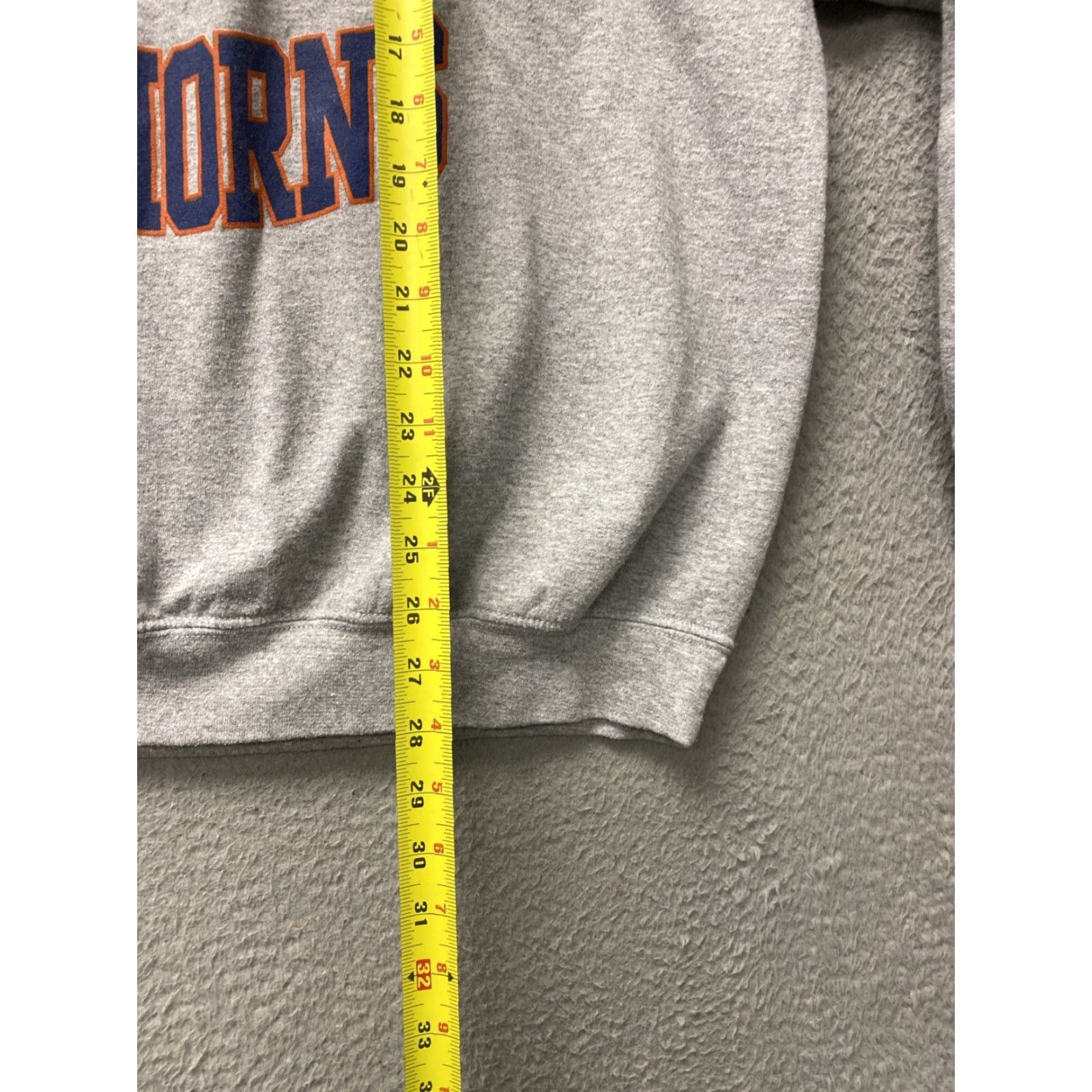 Gildan Gildan Sweatshirt Longhorns Gray XL Mens Zip Solid 0374 Texas Vintage No Size US XL / EU 56 / 4 - 6 Thumbnail