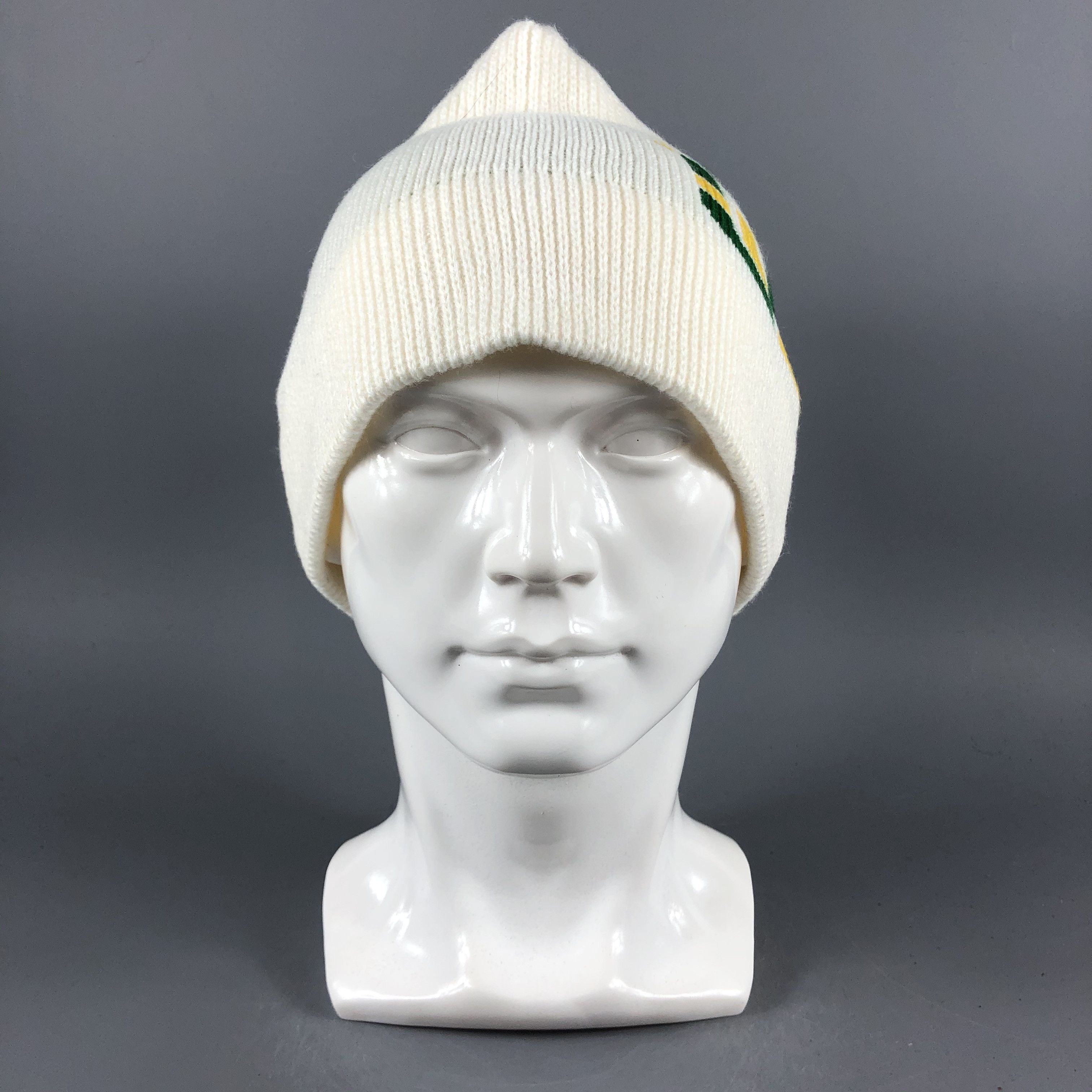 Japanese Brand × Vintage Japanese Brand Luck Wording Beanie Snow Hat Snow Cap -D1080 Size ONE SIZE - 1 Thumbnail